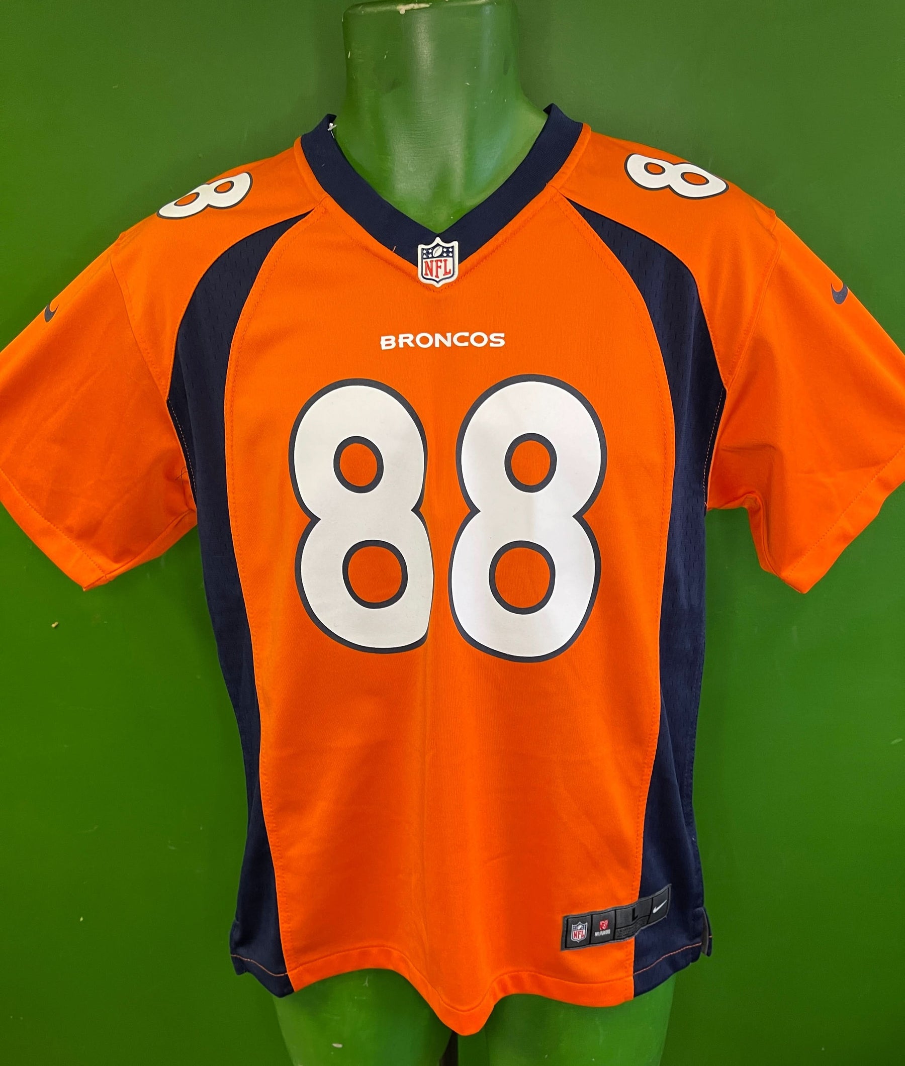 NFL Denver Broncos Demaryius Thomas #88 Game Jersey Youth Large 14-16