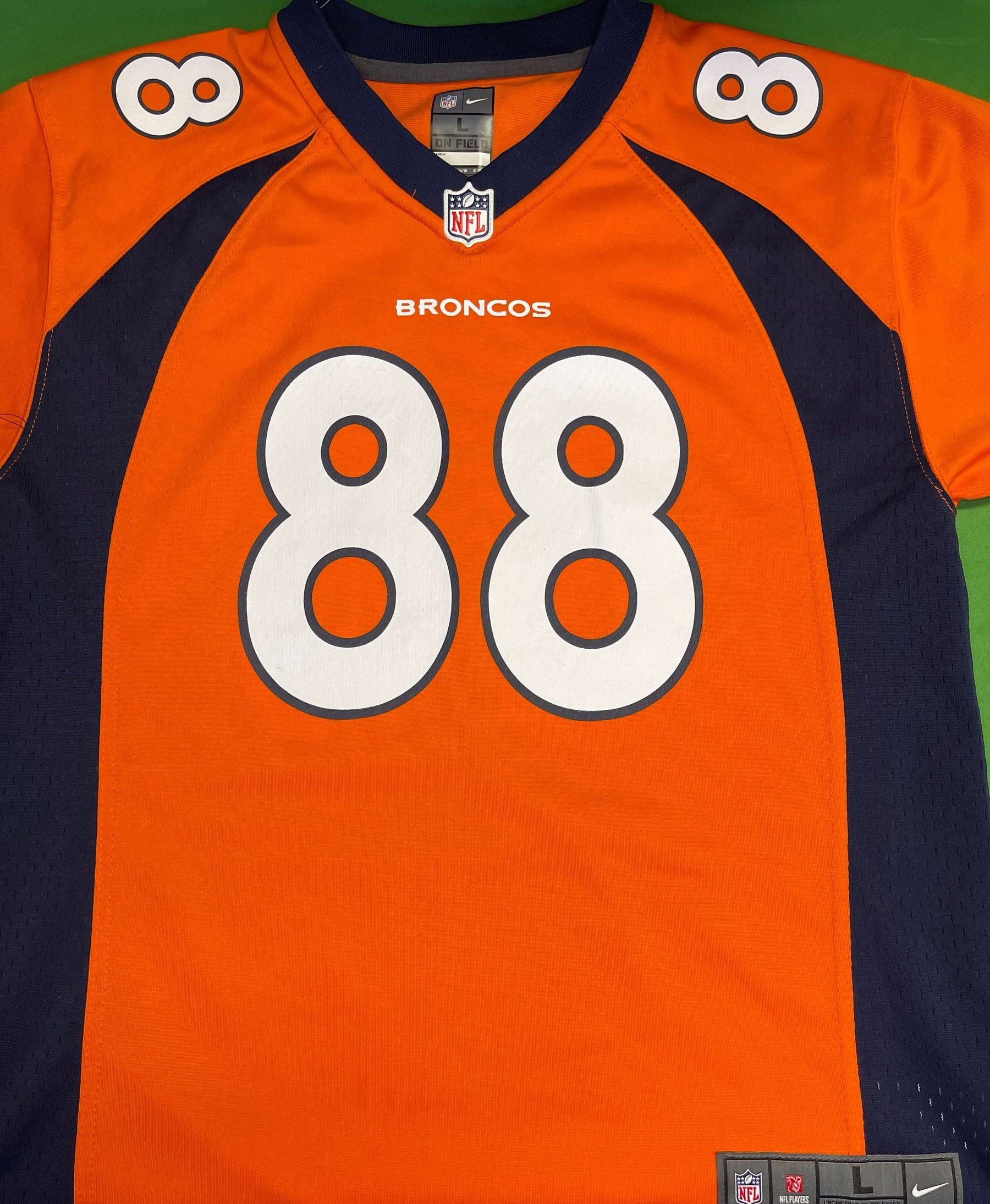 NFL Denver Broncos Demaryius Thomas #88 Game Jersey Youth Large 14-16