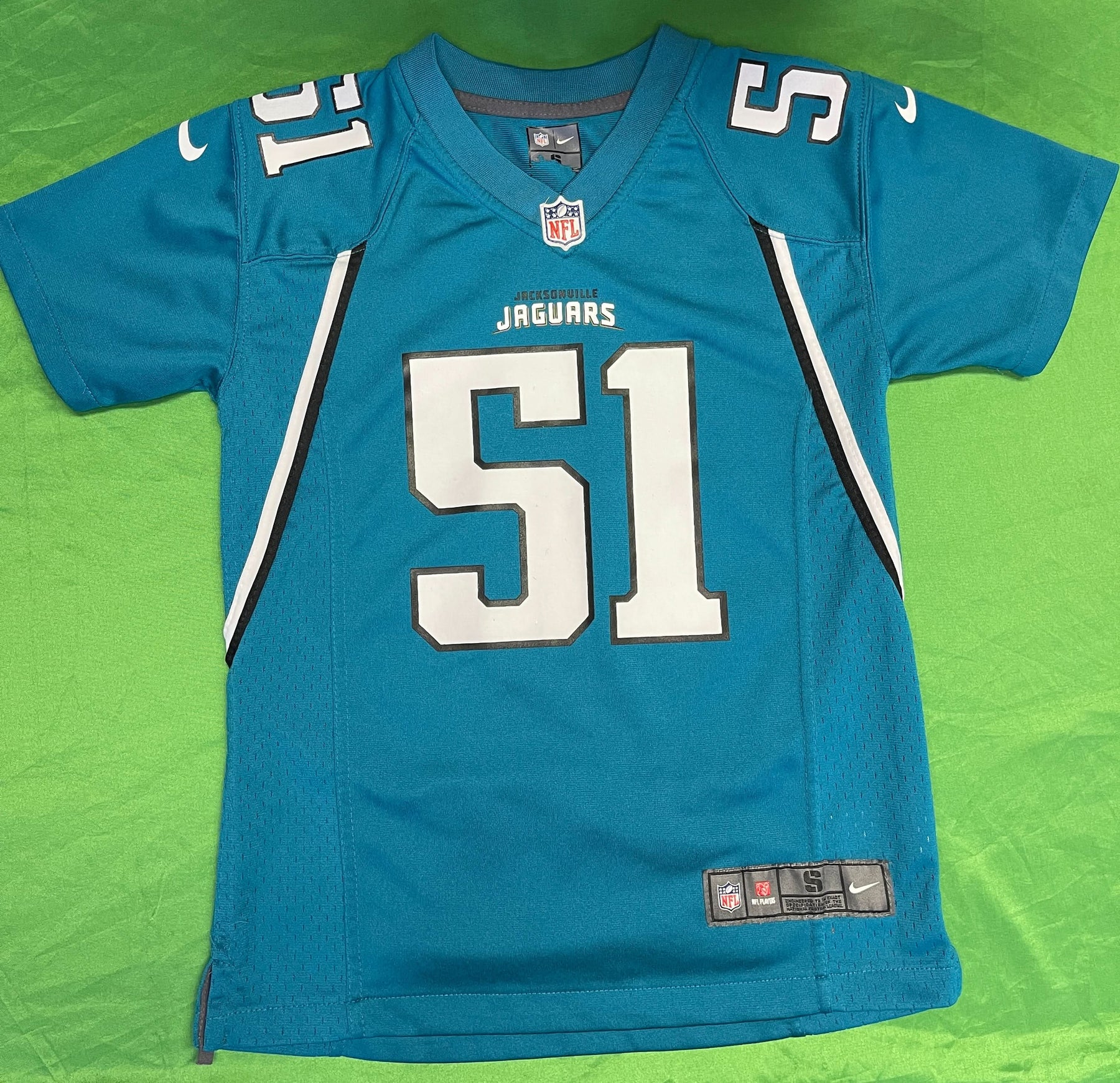 NFL Jacksonville Jaguars Paul Posluszny #51 Game Jersey Youth Small 6-8
