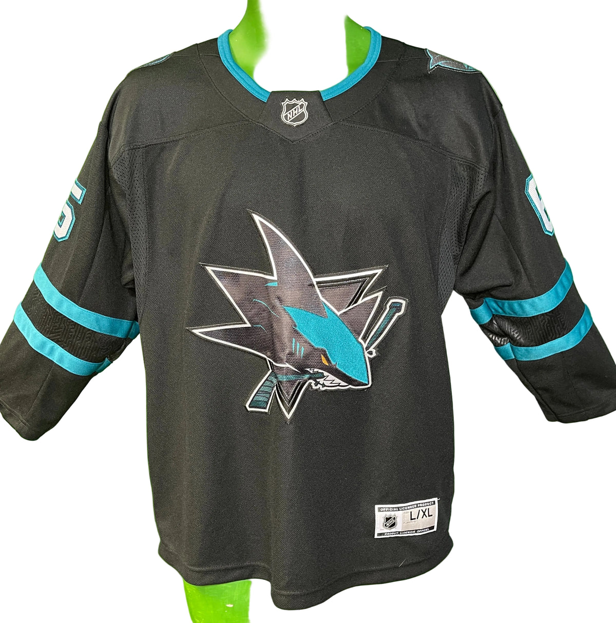 NHL San Jose Sharks Erik Karlsson #65 Jersey Youth Large/X-Large