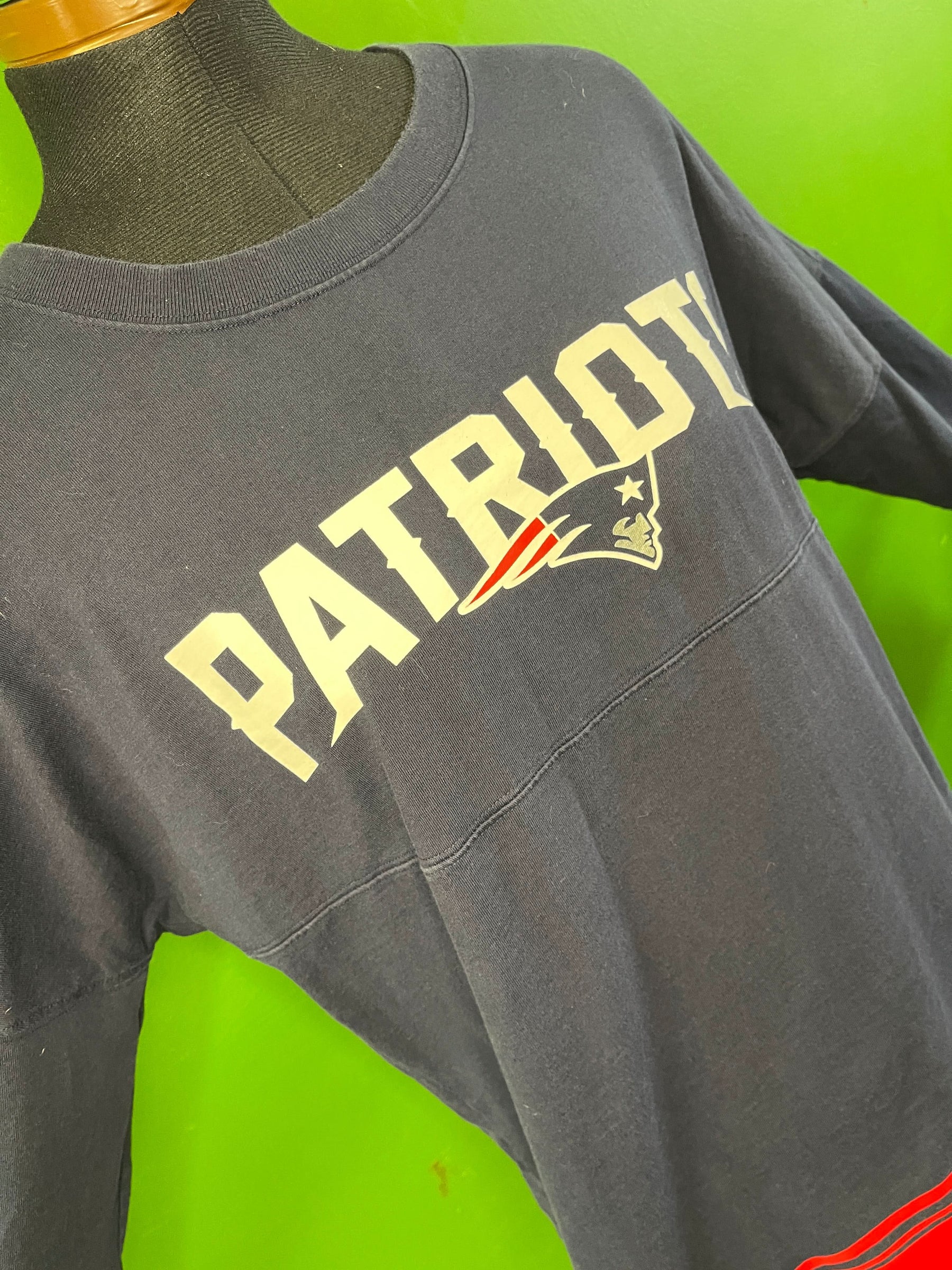 NFL New England Patriots Victoria's Secret PINK L/S T-Shirt Women's Small