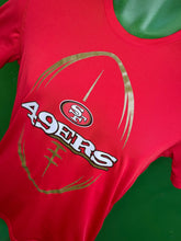 NFL San Francisco 49ers Wicking Glittery T-Shirt Youth Large 14-16