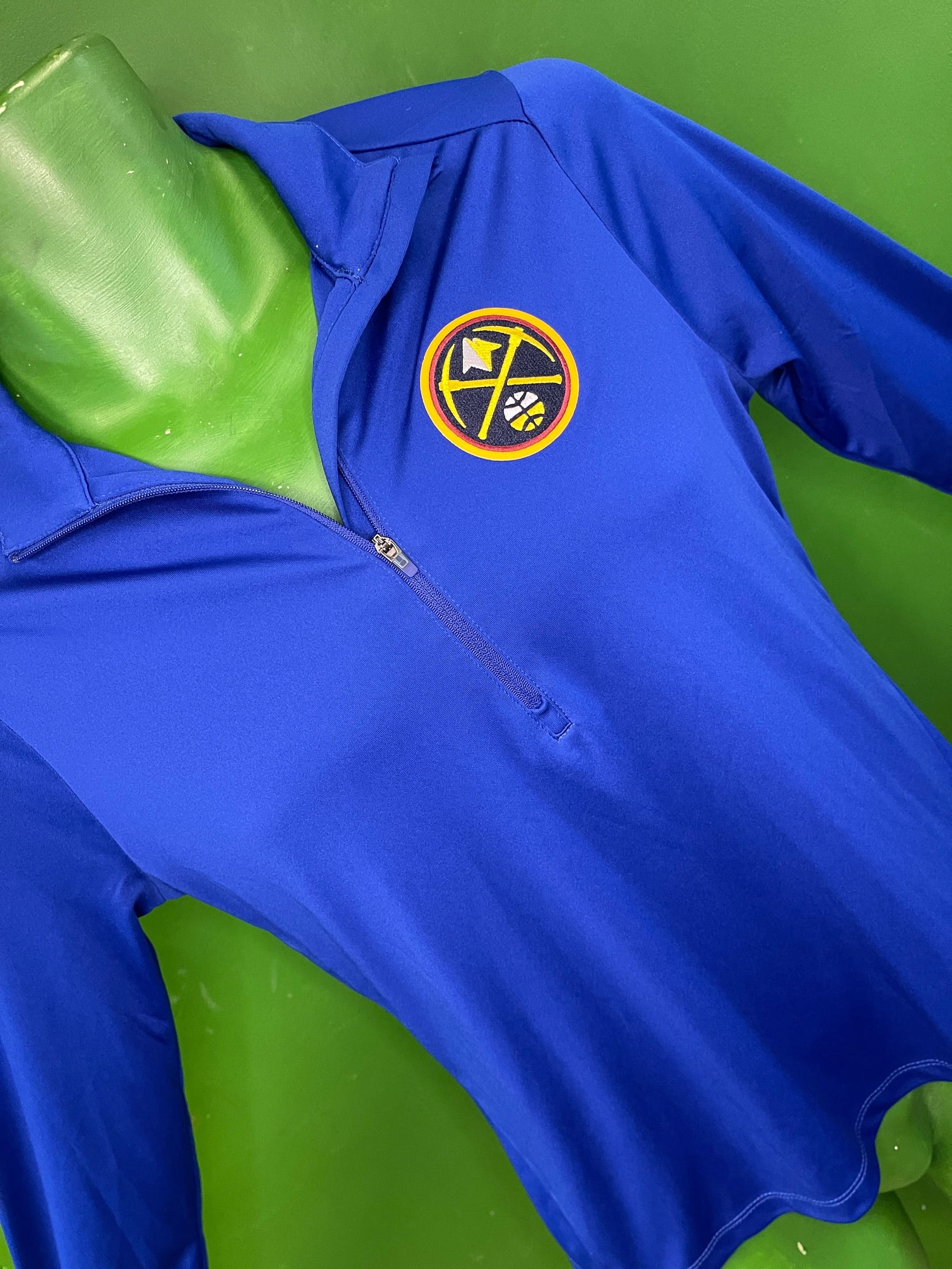 NBA Denver Nuggets Antigua Wicking L/S 1/4 Zip Top Women's Medium
