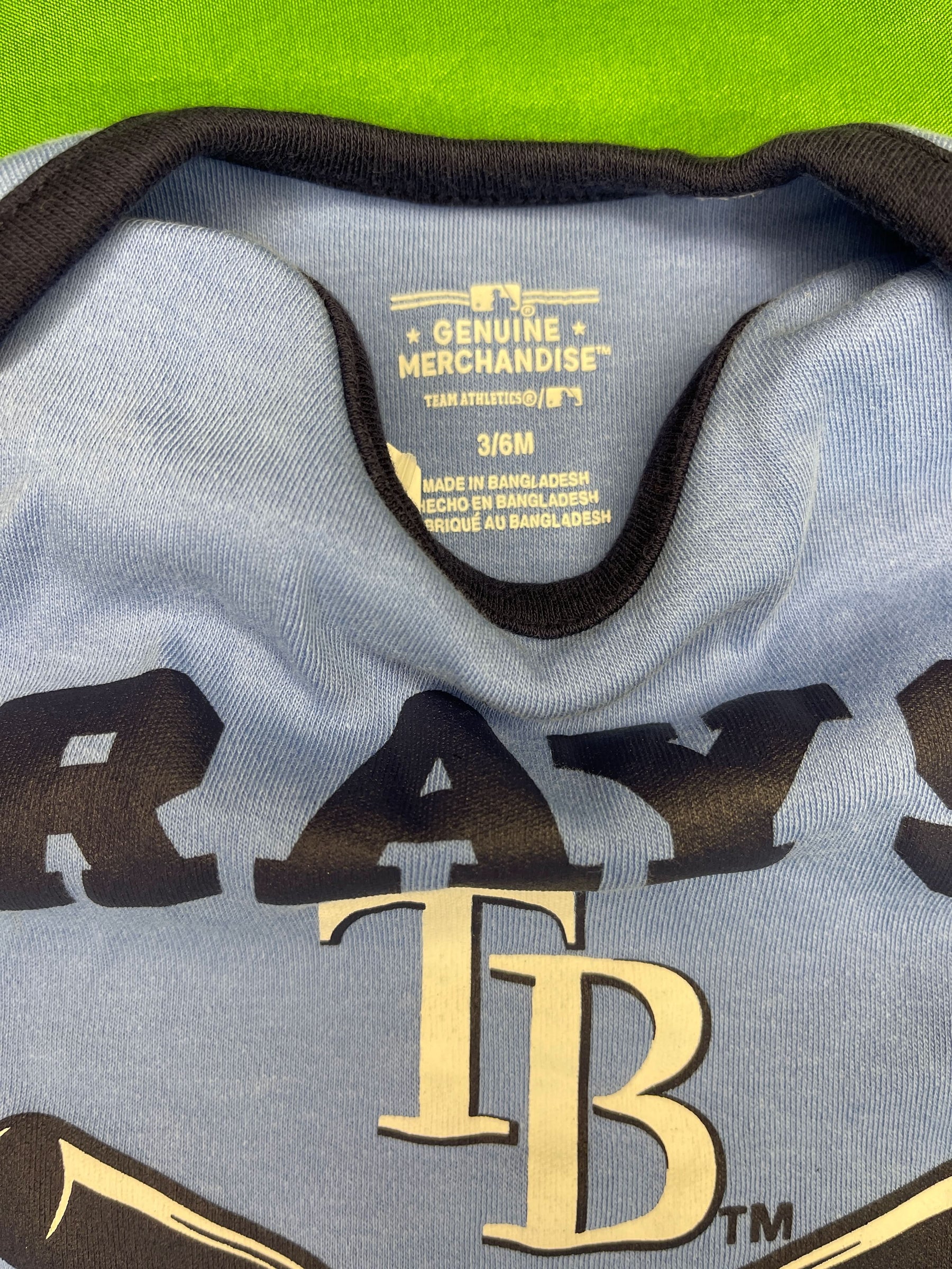 MLB Tampa Bay Rays Bodysuit/Vest Infant Baby 3-6 Months