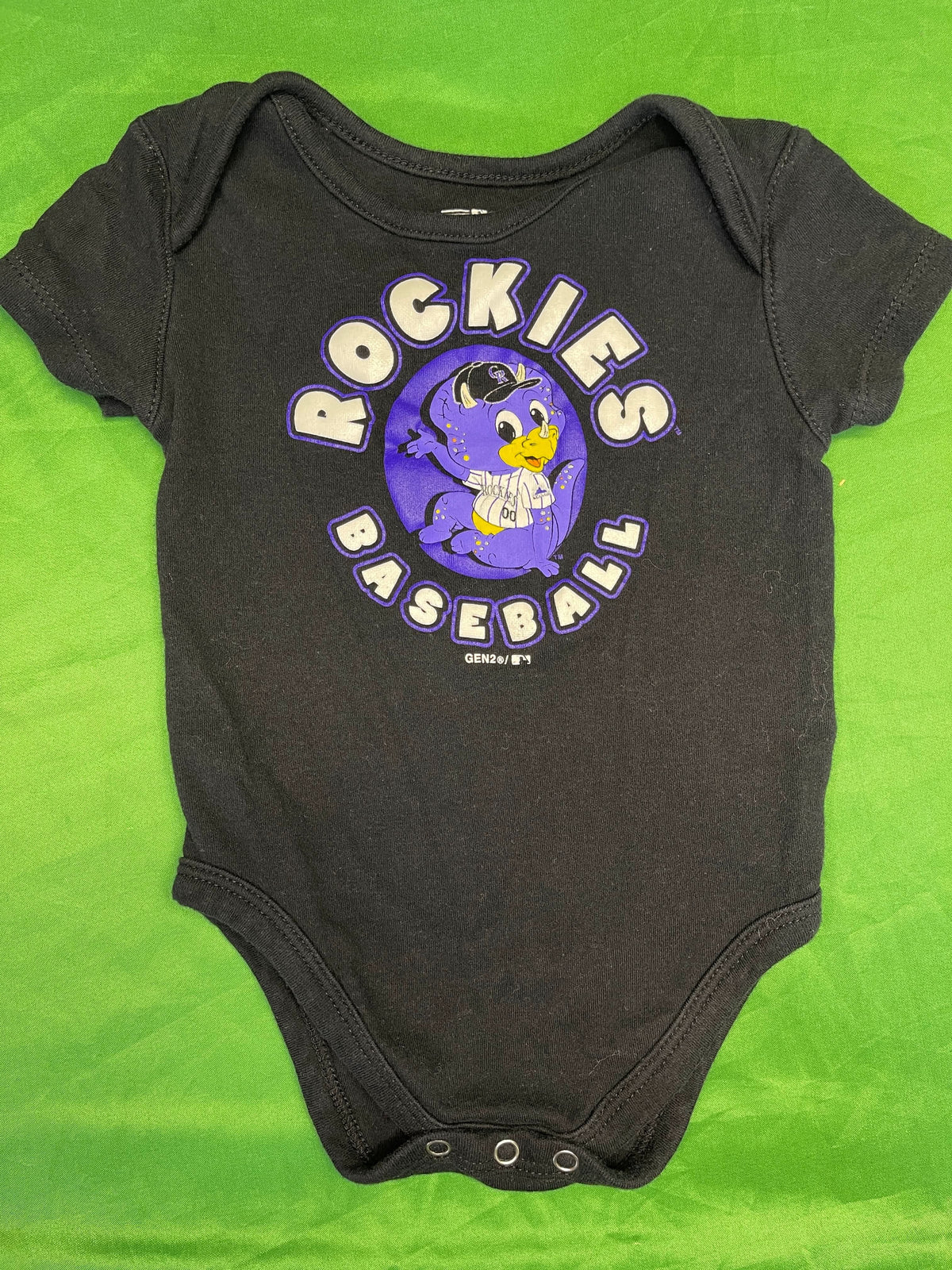 MLB Colorado Rockies Bodysuit/Vest Infant Baby 18 Months