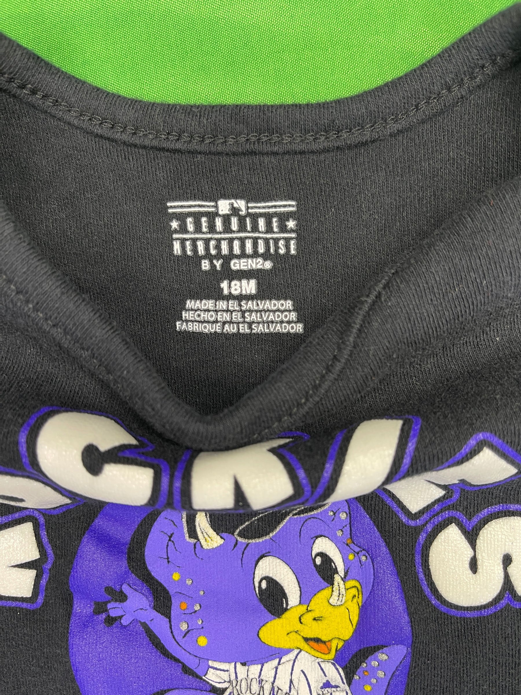 MLB Colorado Rockies Bodysuit/Vest Infant Baby 18 Months