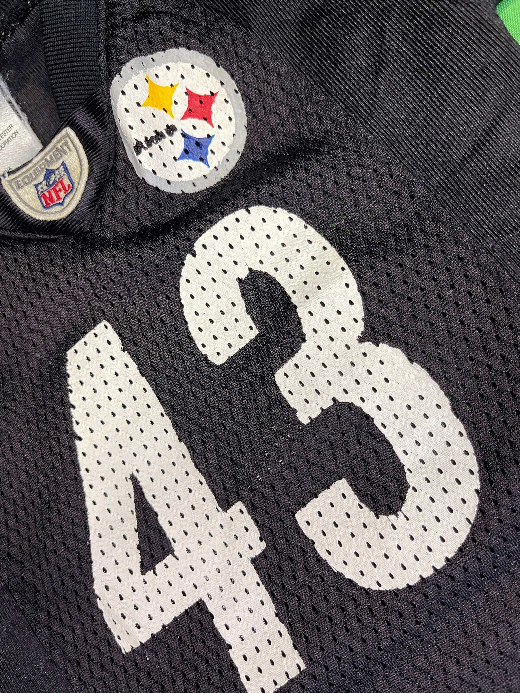 NFL Pittsburgh Steelers Polamalu #43 Jersey-Style Bodysuit/Vest 12 Months