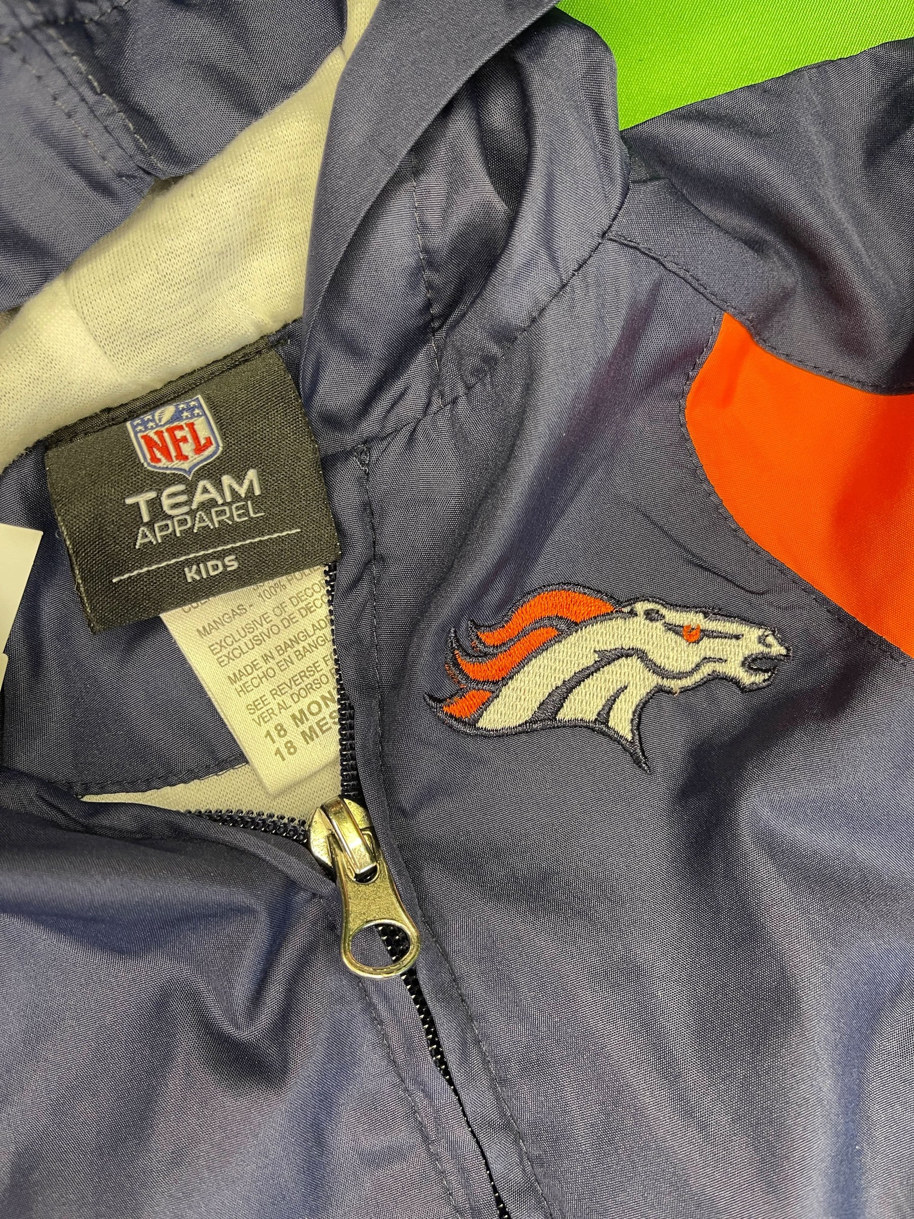 NFL Denver Broncos Windbreaker Jacket Infant Baby 18 months