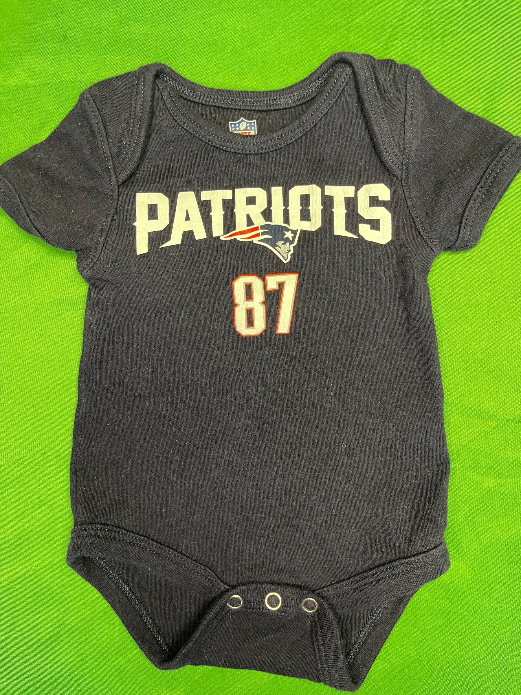 NFL New England Patriots Rob Gronkowski #87 Bodysuit/Vest Infant Baby 0-3 Months