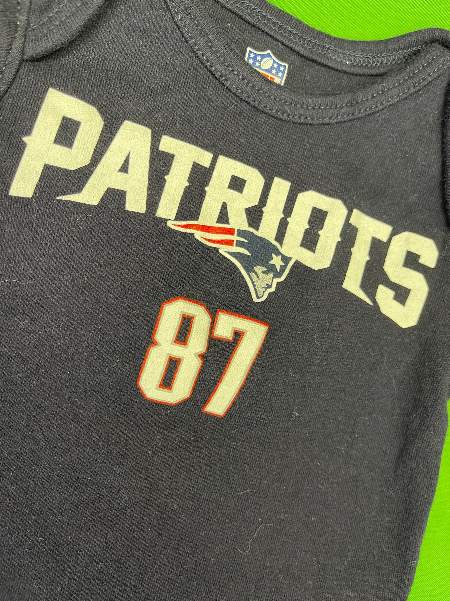 NFL New England Patriots Rob Gronkowski #87 Bodysuit/Vest Infant Baby 0-3 Months