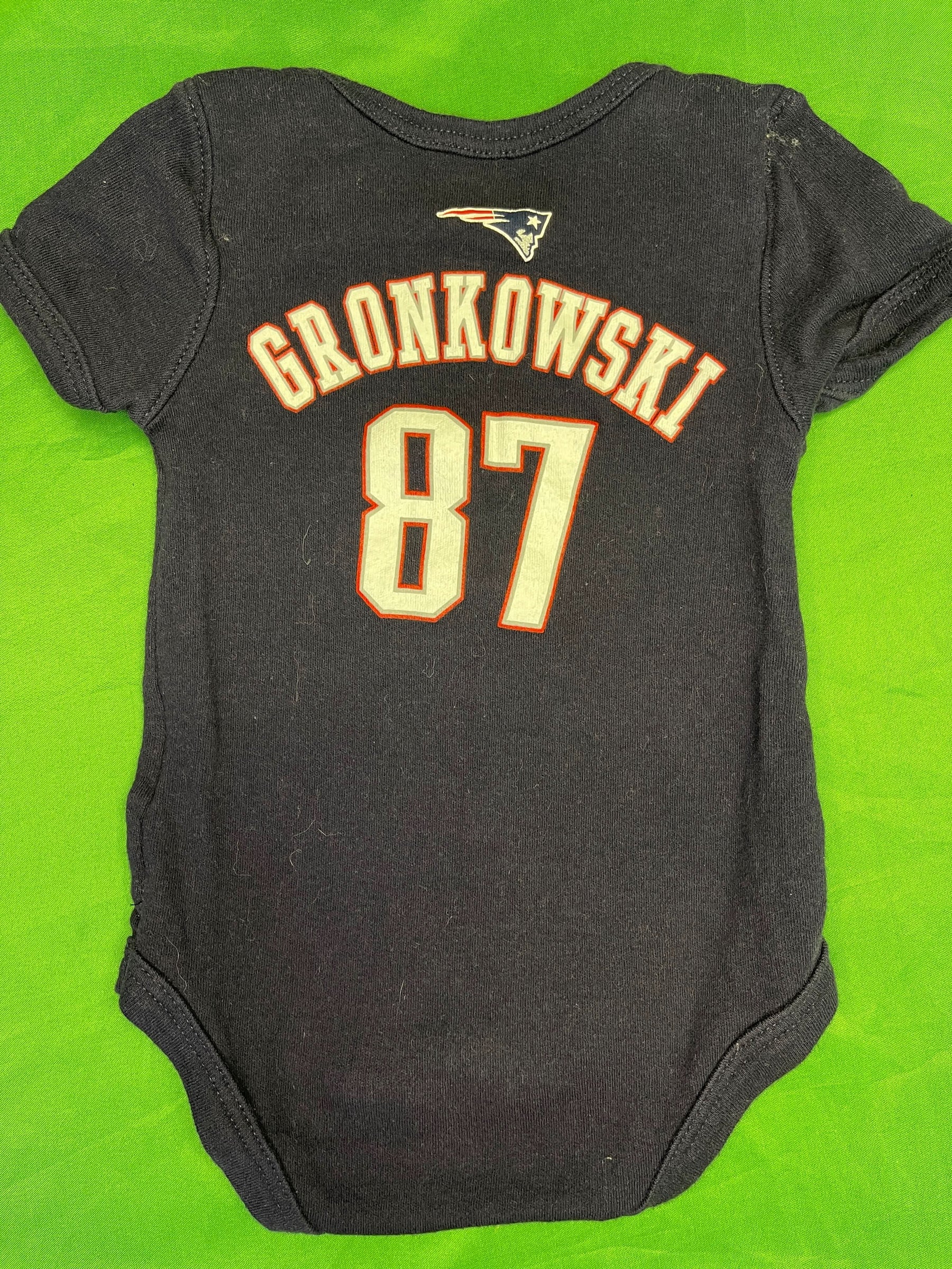 NFL New England Patriots Rob Gronkowski #87 Bodysuit/Vest Infant Baby 0-3 Months