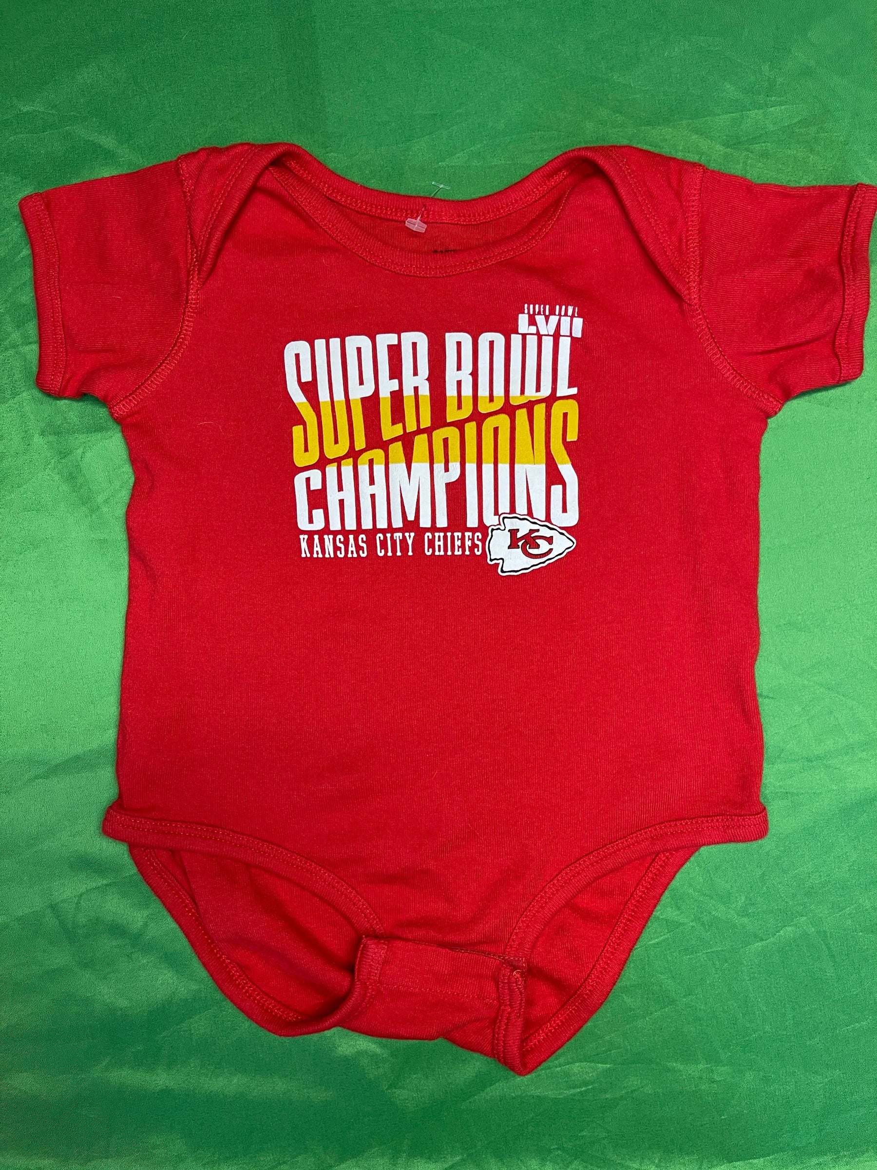 NFL Kansas City Chiefs Super Bowl LVII Champions Bodysuit/Vest 24 Months