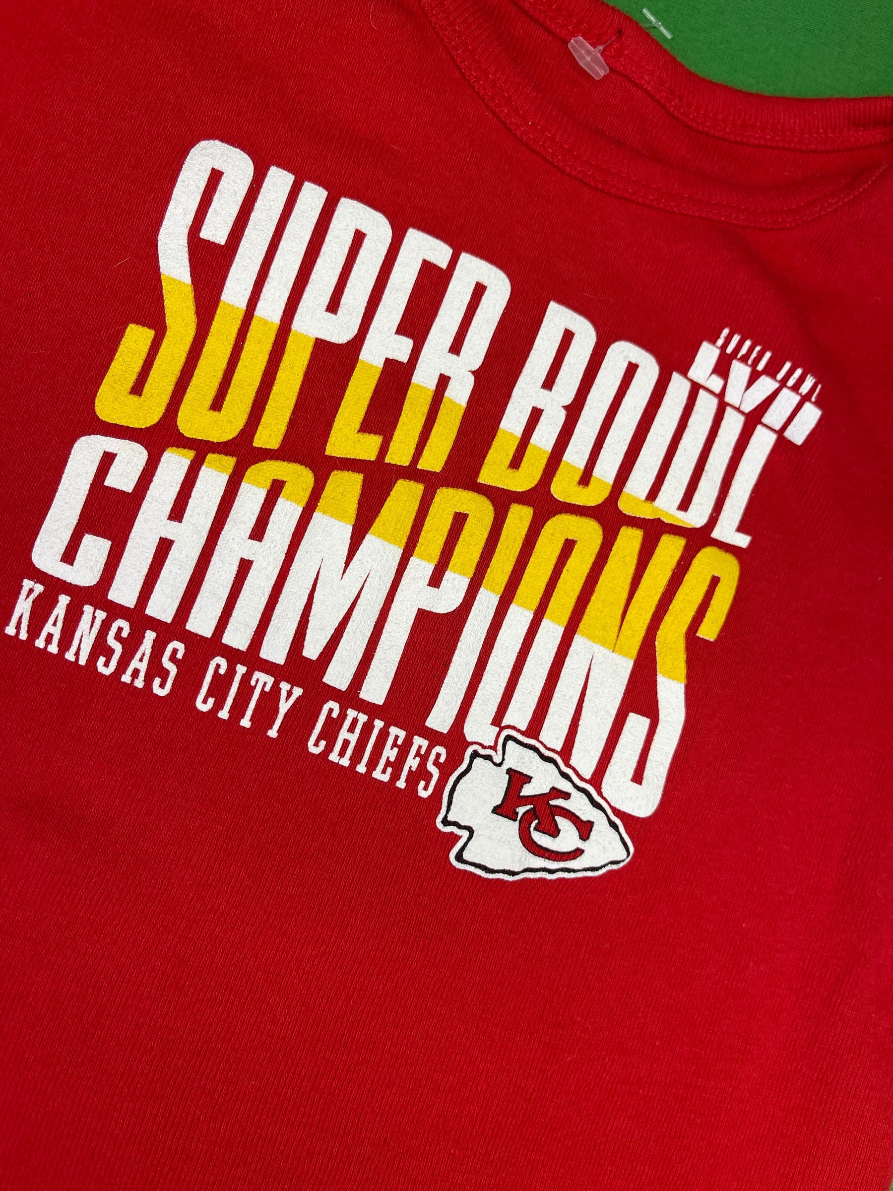 NFL Kansas City Chiefs Super Bowl LVII Champions Bodysuit/Vest 24 Months