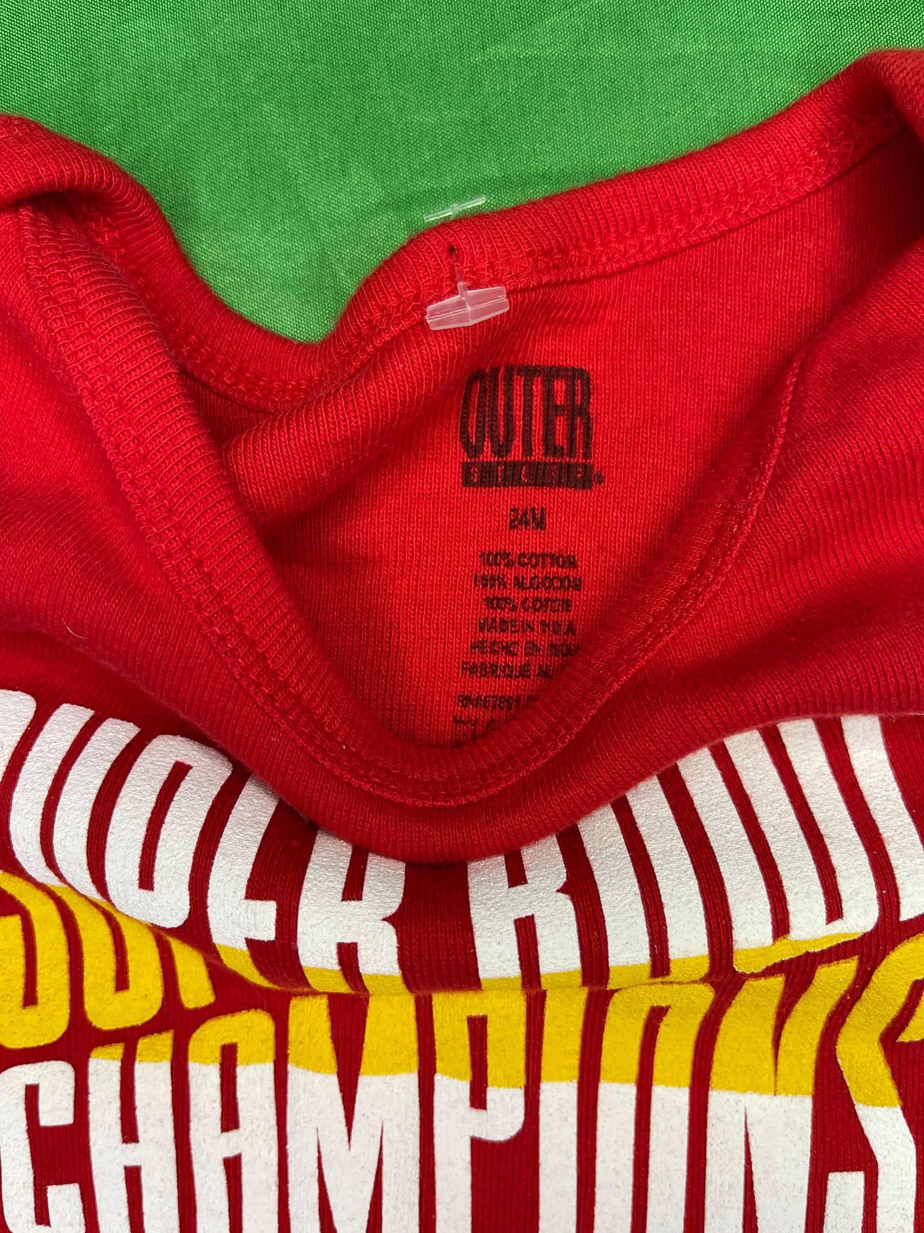 NFL Kansas City Chiefs Super Bowl LVII Champions Bodysuit/Vest 24 Months