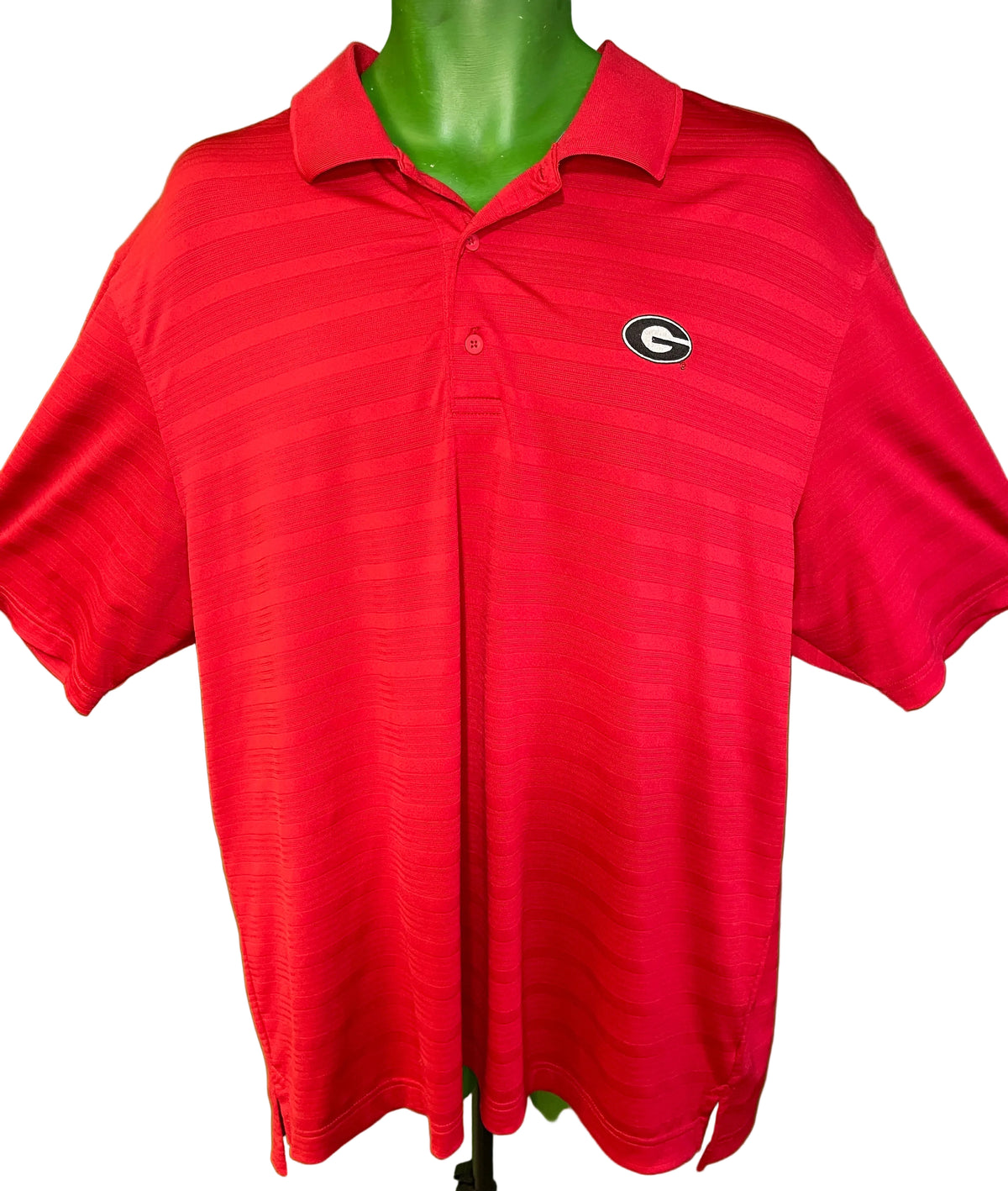 NCAA Georgia Bulldogs Champion Textured Pattern Polo Golf Shirt Men's X-Large