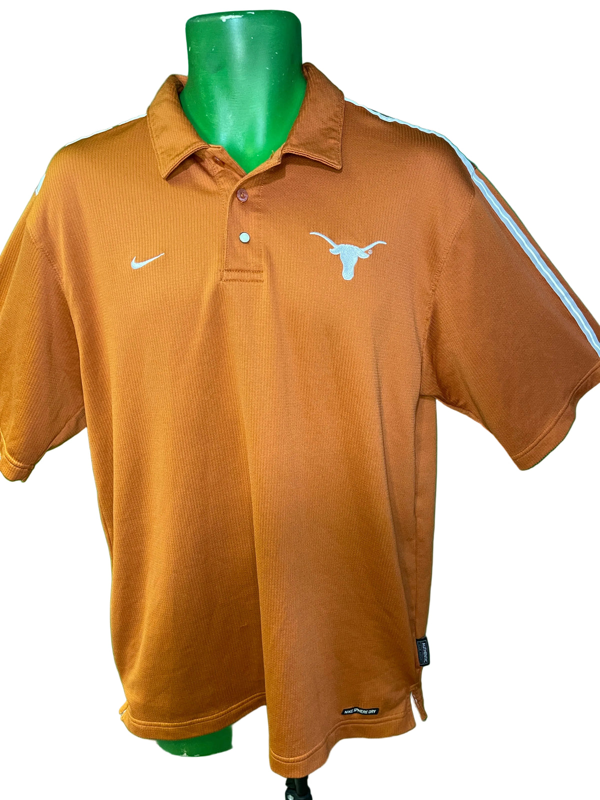 NCAA University of Texas Longhorns Collared Golf Polo Shirt Men's Medium