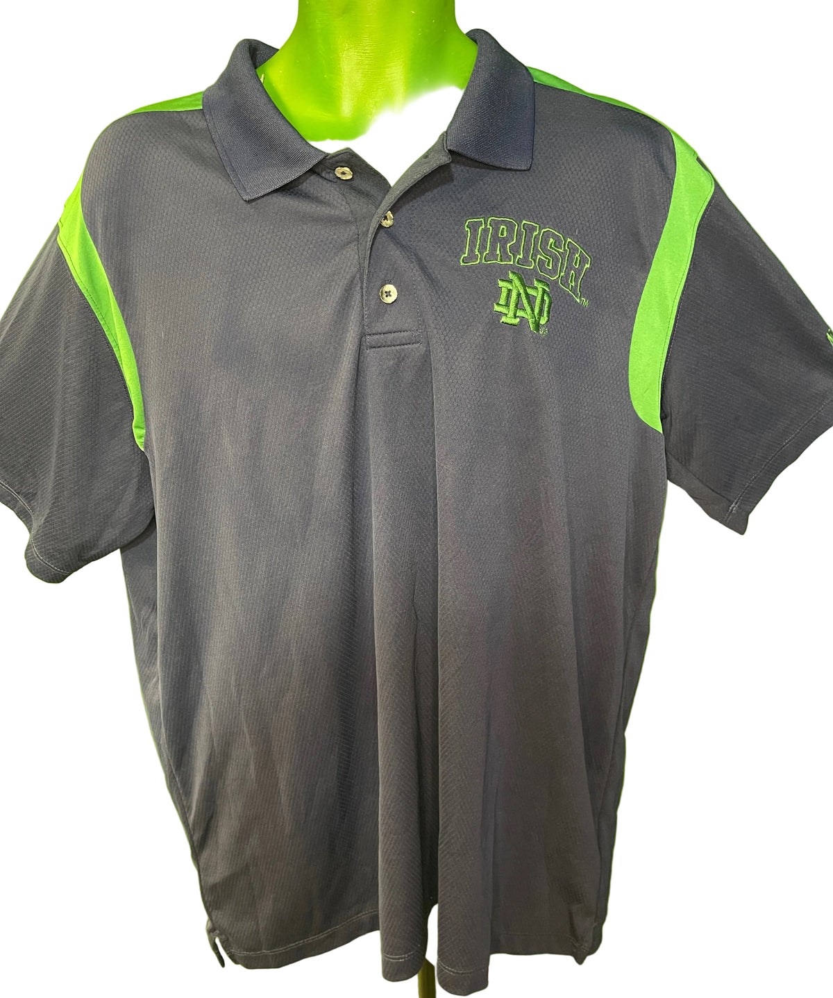NCAA Notre Dame Fighting Irish Polo Golf Shirt Men's X-Large