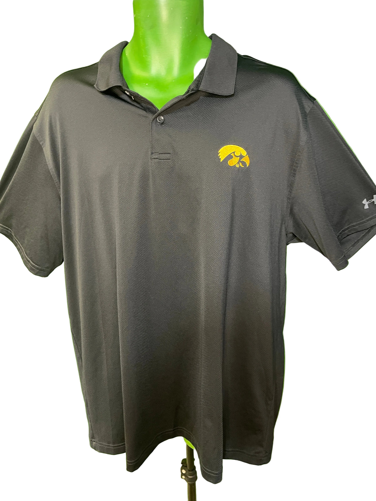 NCAA University of Iowa Hawkeyes Collared Golf Polo Shirt Men's 2X-Large