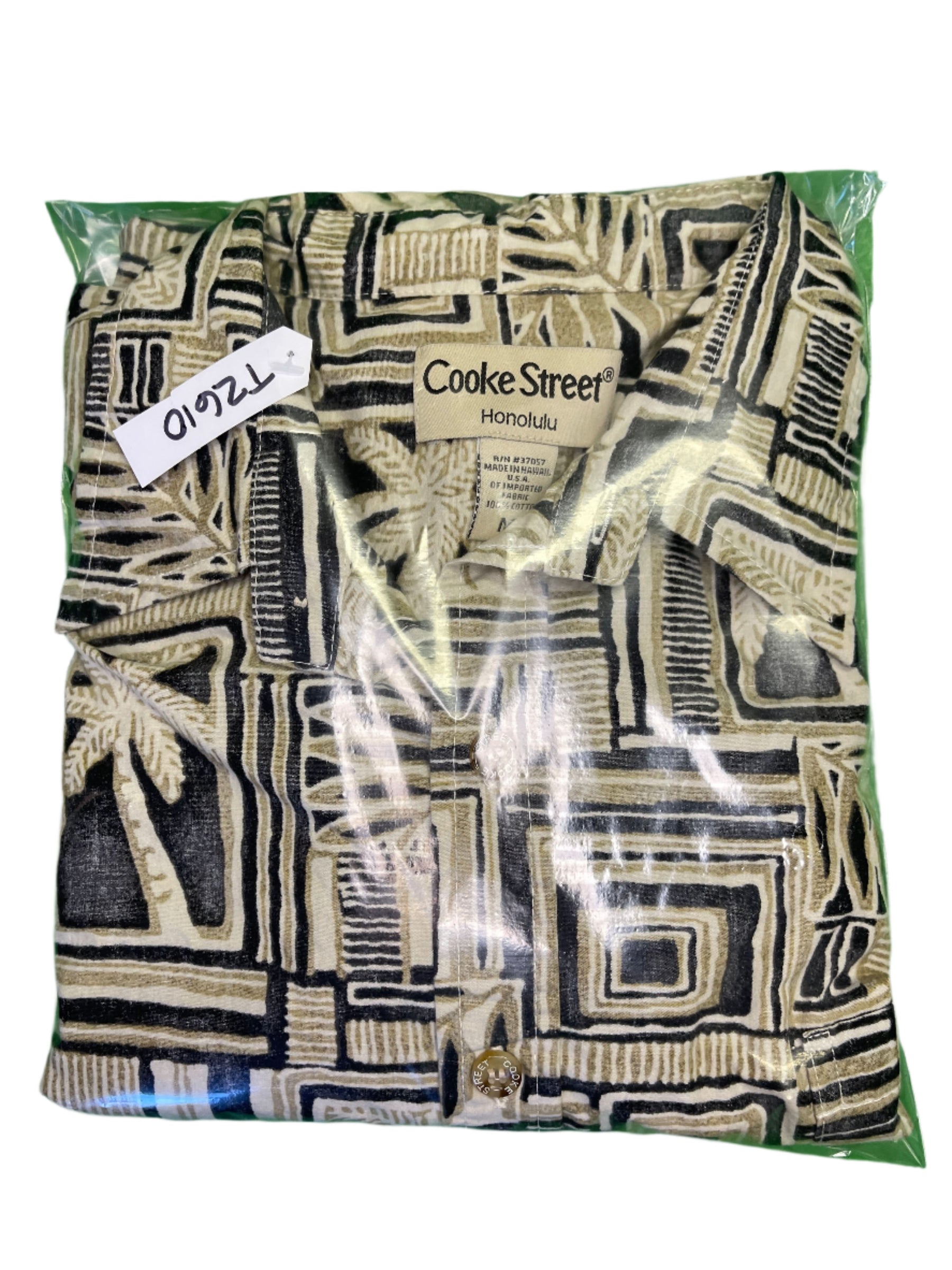 Made in Hawaii Batik Style Hawaiian Aloha Shirt Men's Medium