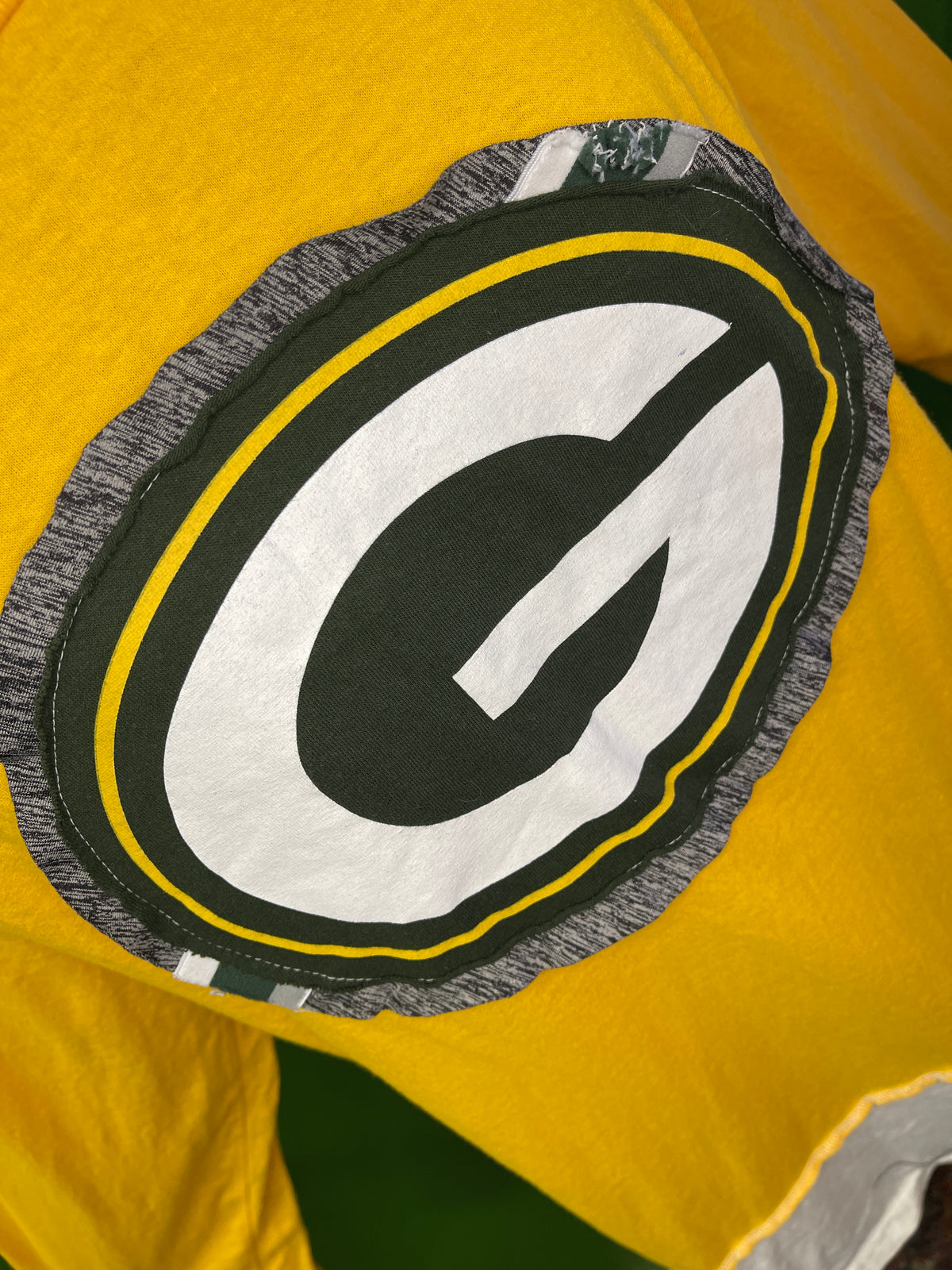 NFL Green Bay Packers Refried Stylised L/S T-Shirt Large Logo Unisex Men's Large