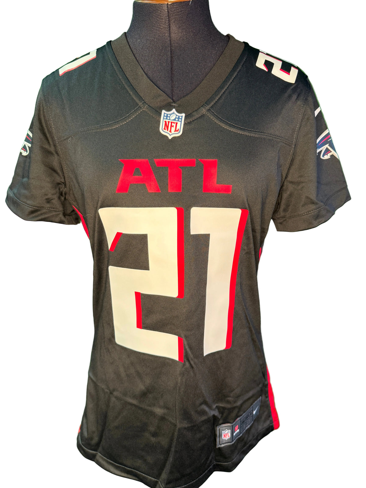 NFL Atlanta Falcons Todd Gurley II #27 Loose Fit Game Jersey Women's Small NWT