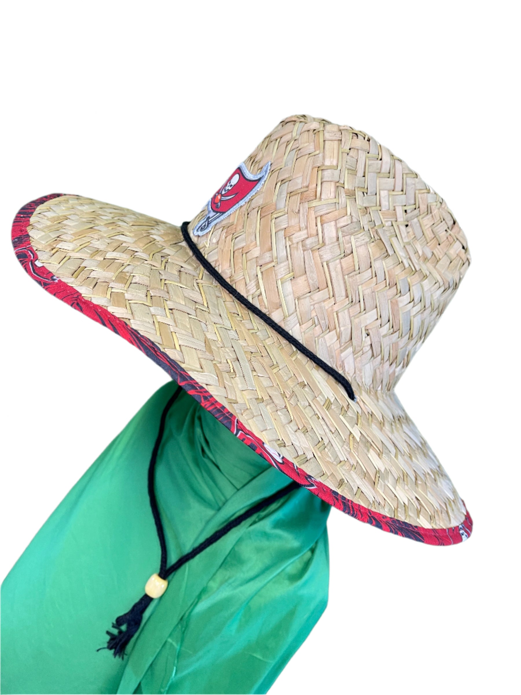 NFL Tampa Bay Buccaneers FOCO Wide Floral Straw Hat NWT