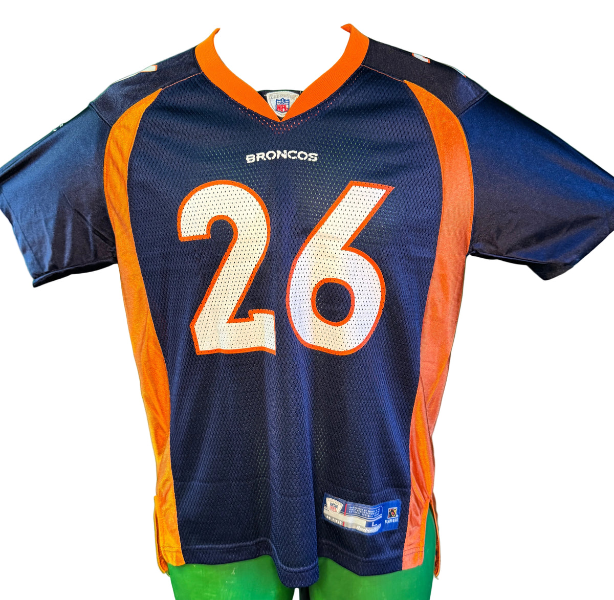 NFL Denver Broncos Clinton Portis #26 Reebok Jersey Youth Large 14-16