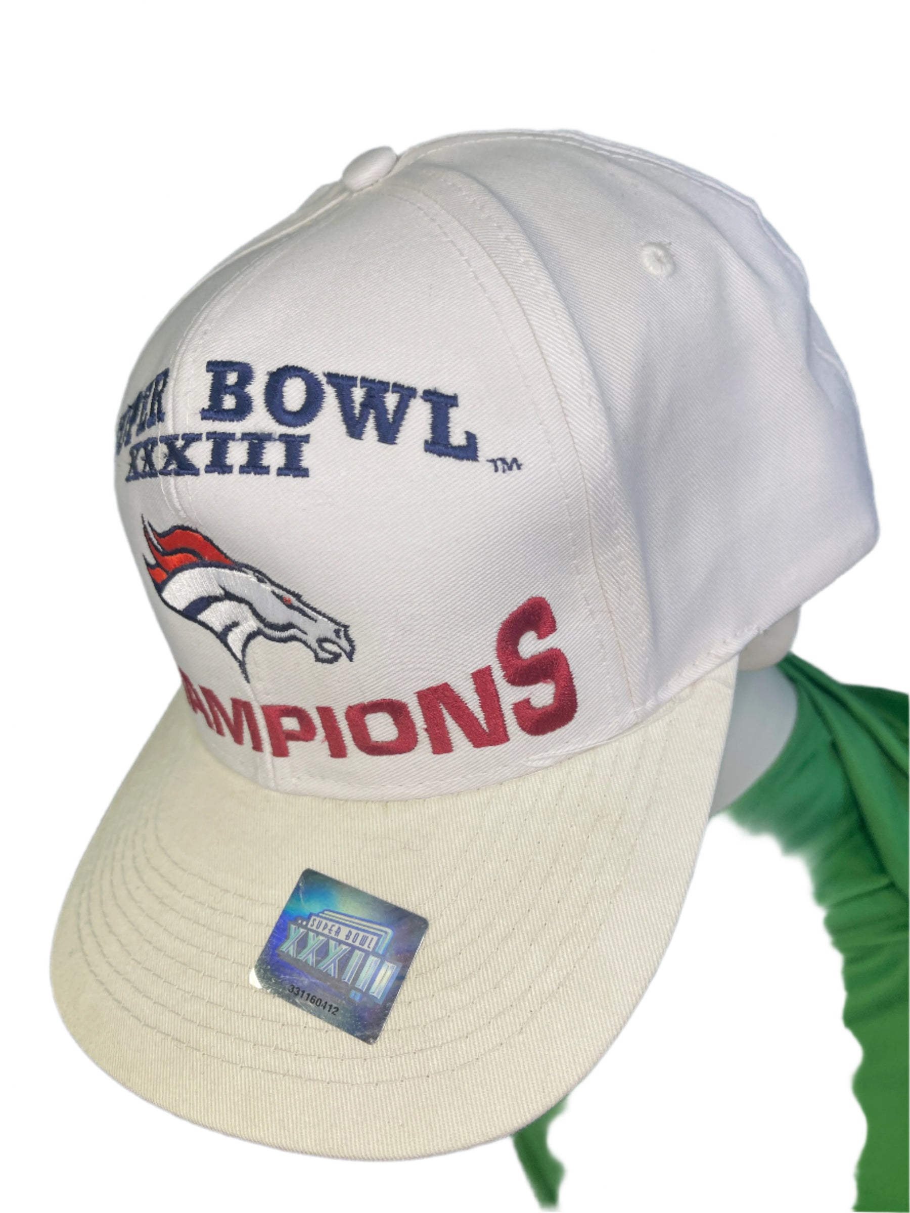 NFL Denver Broncos Vintage Logo 7 Super Bowl XXXIII Champions Cap/Hat NWT