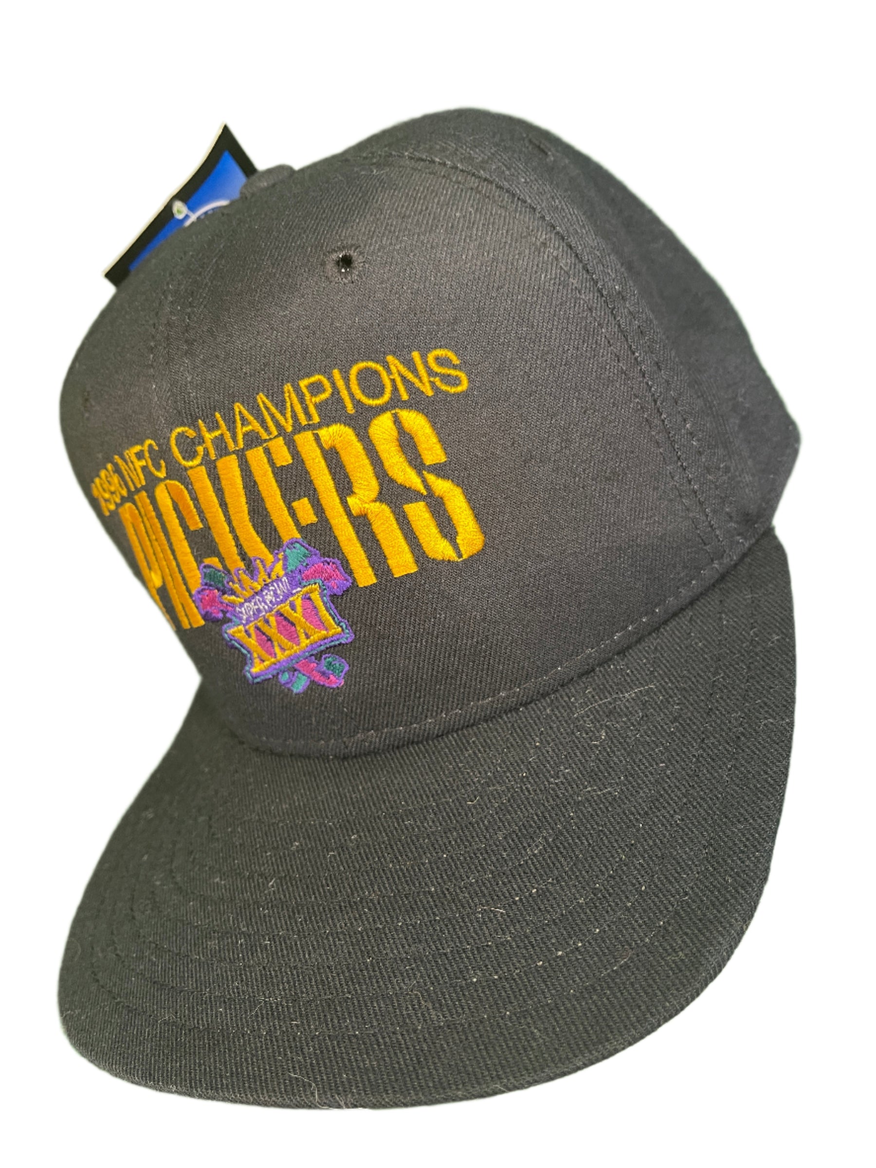 NFL Green Bay Packers VTG New Era 1996 NFC Champions Snapback Cap/Hat M/L NWT