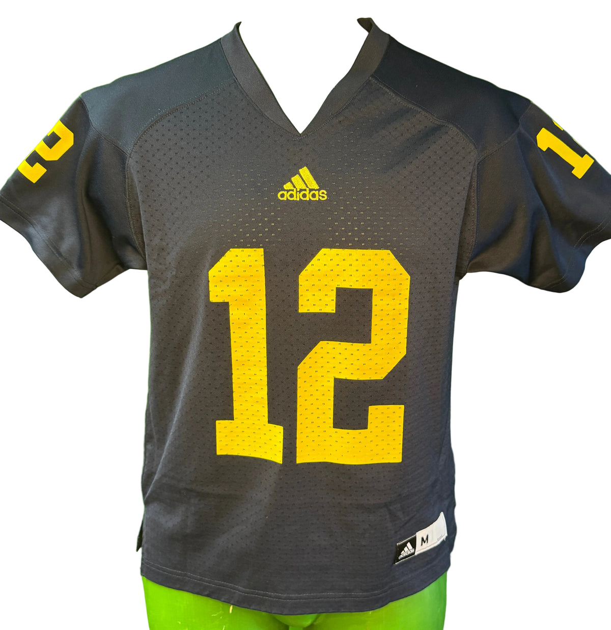 NCAA University of Michigan Wolverines #12 Adidas Jersey Youth Medium 10-12