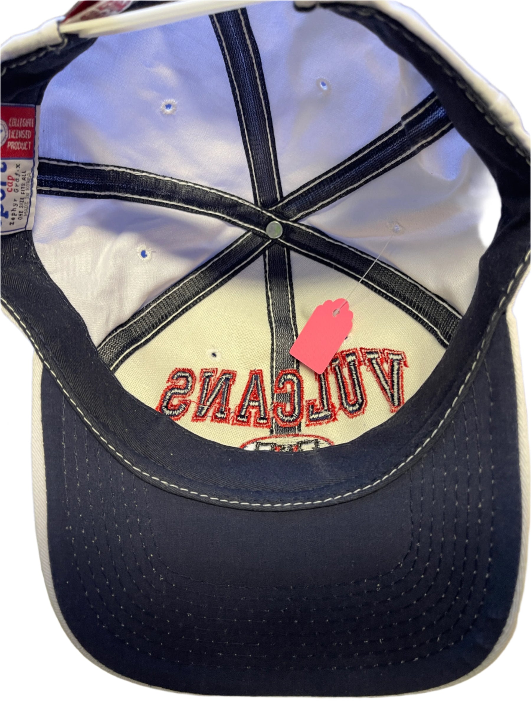 NCAA Hawaii Hilo Vulcans Zephyr Hat/Cap White Snapback OSFA NWOT
