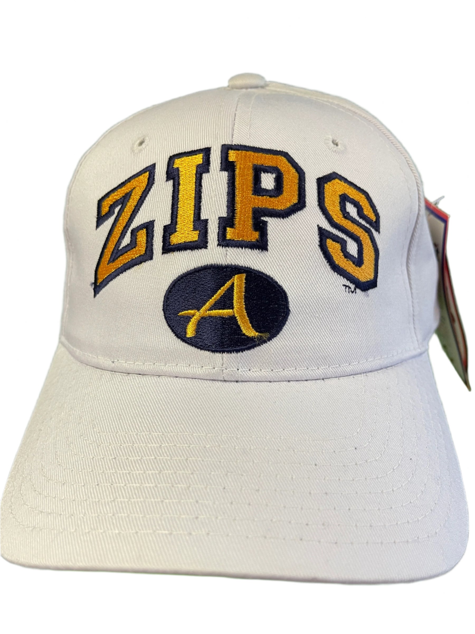 NCAA Akron Zips Zephyr Hat/Cap White Snapback OSFA NWT