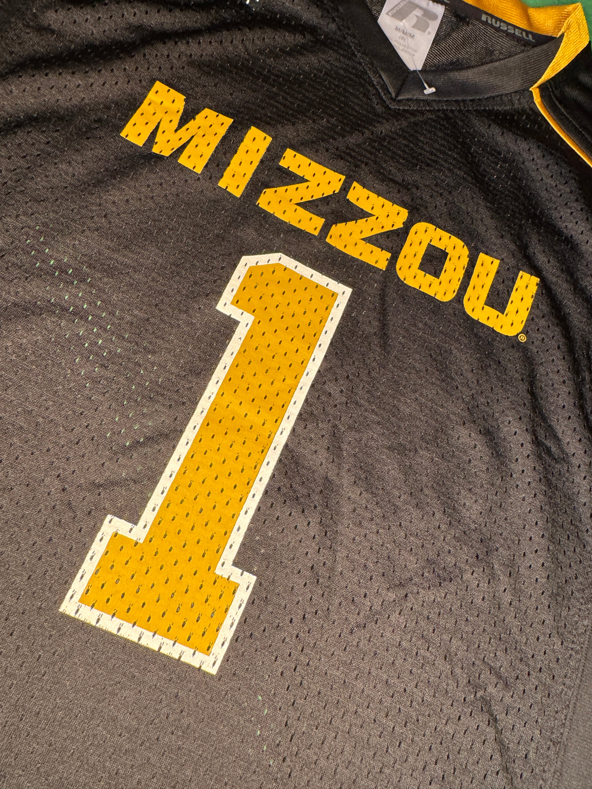NCAA University of Missouri Mizzou Tigers Russell Jersey Youth Small 8