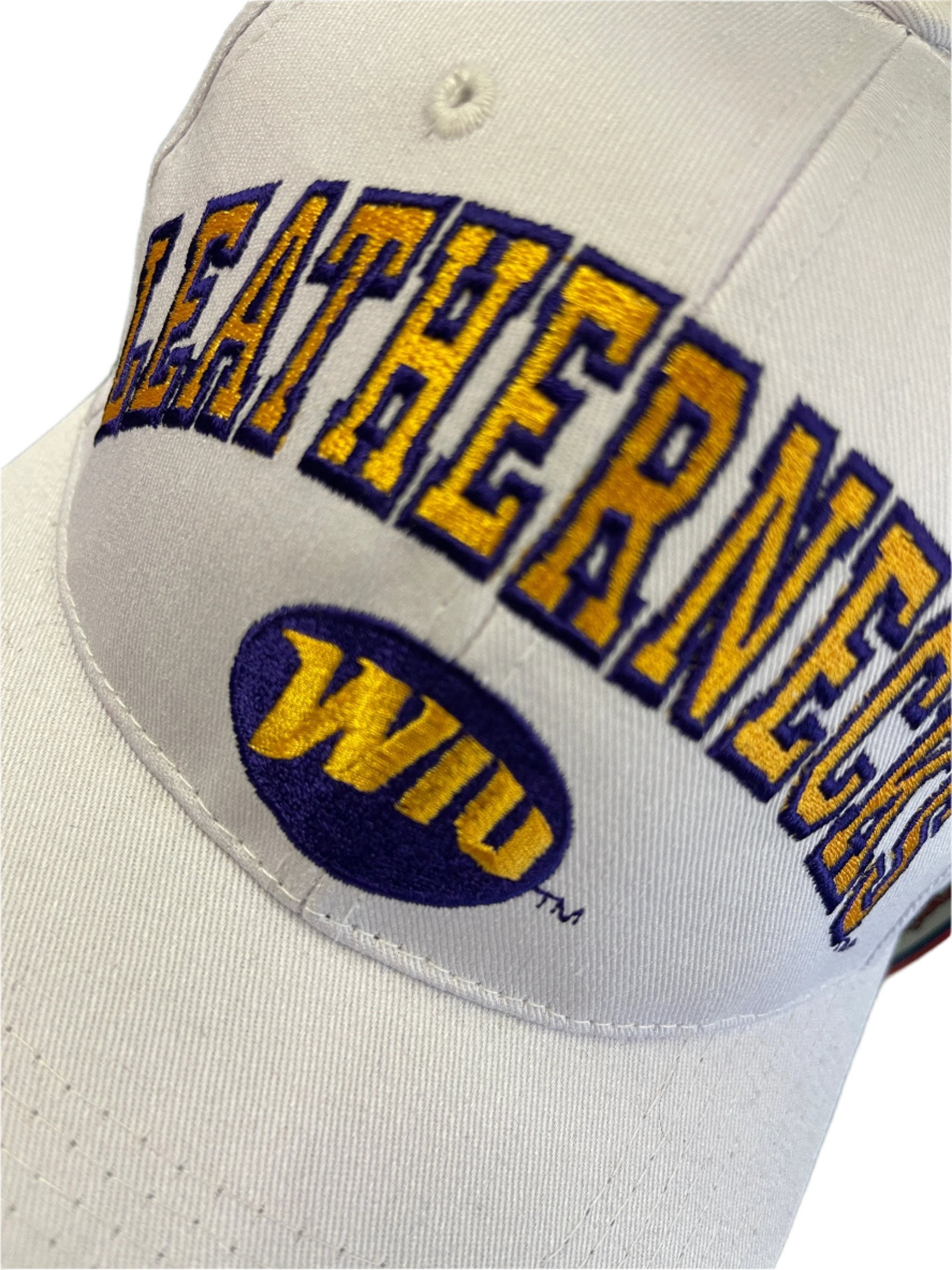NCAA Western Illinois Leathernecks Zephyr Hat/Cap White Snapback OSFA NWT