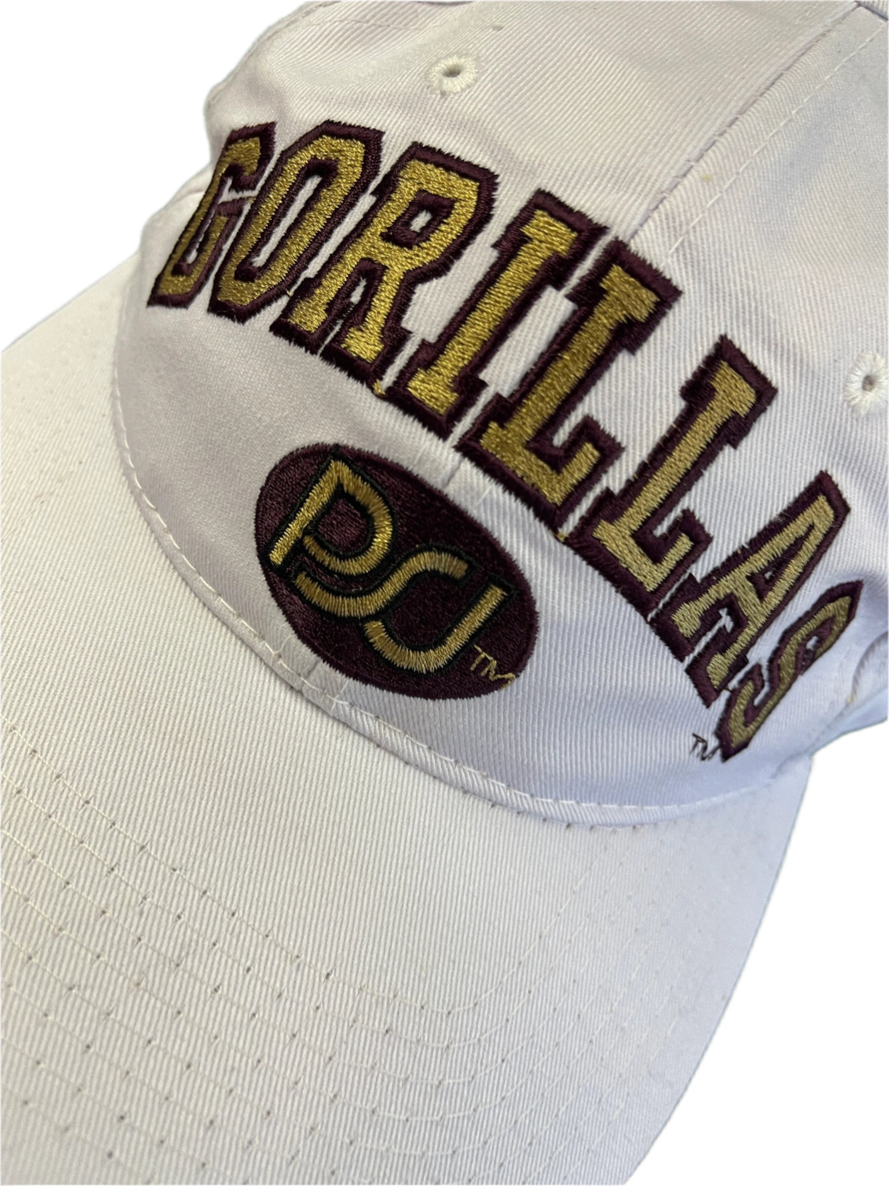 NCAA Pittsburg State Gorillas Zephyr Hat/Cap White Snapback OSFA NWOT