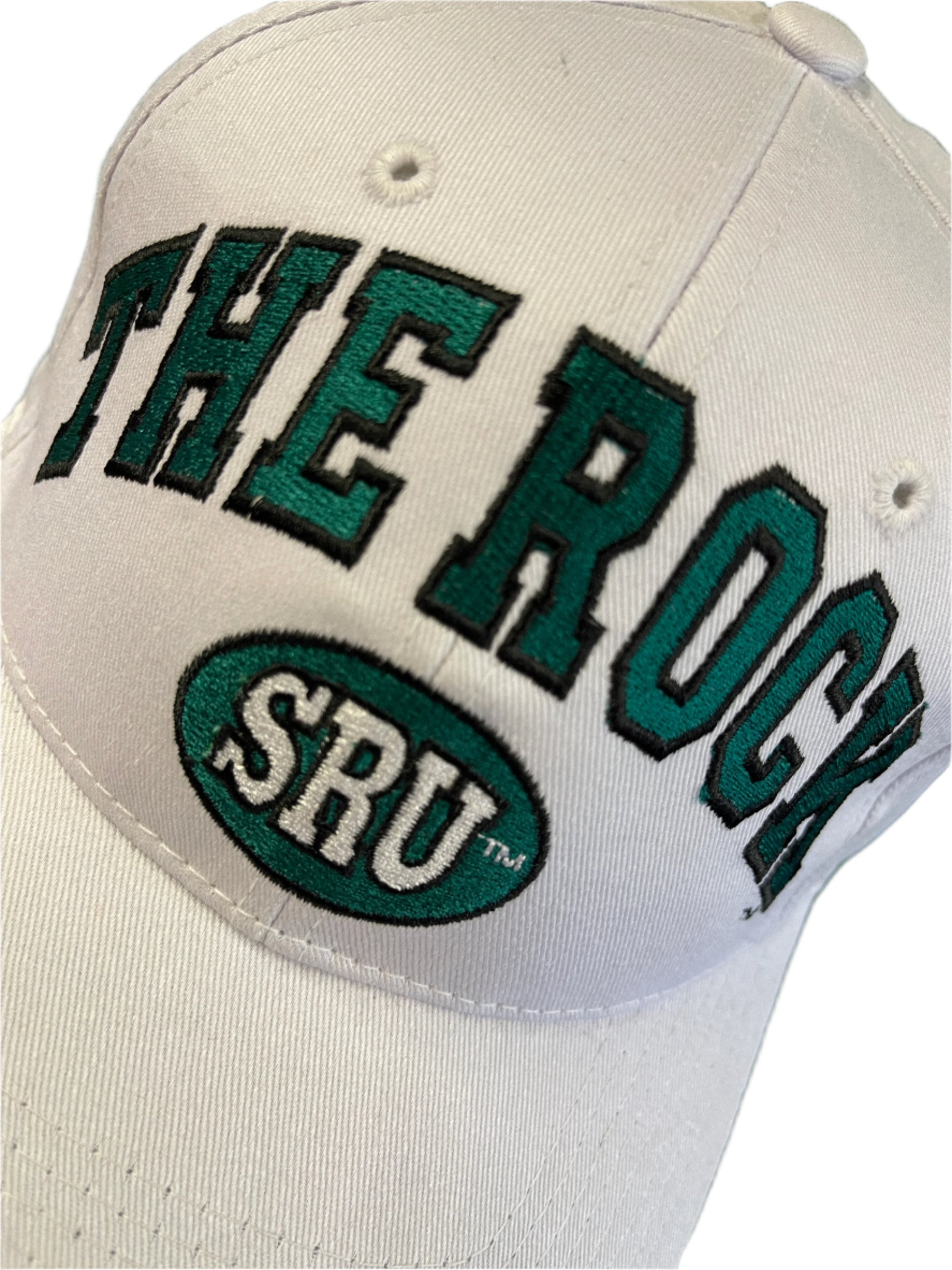 NCAA Slippery Rock The Rock Zephyr Hat/Cap White Snapback OSFA NWOT