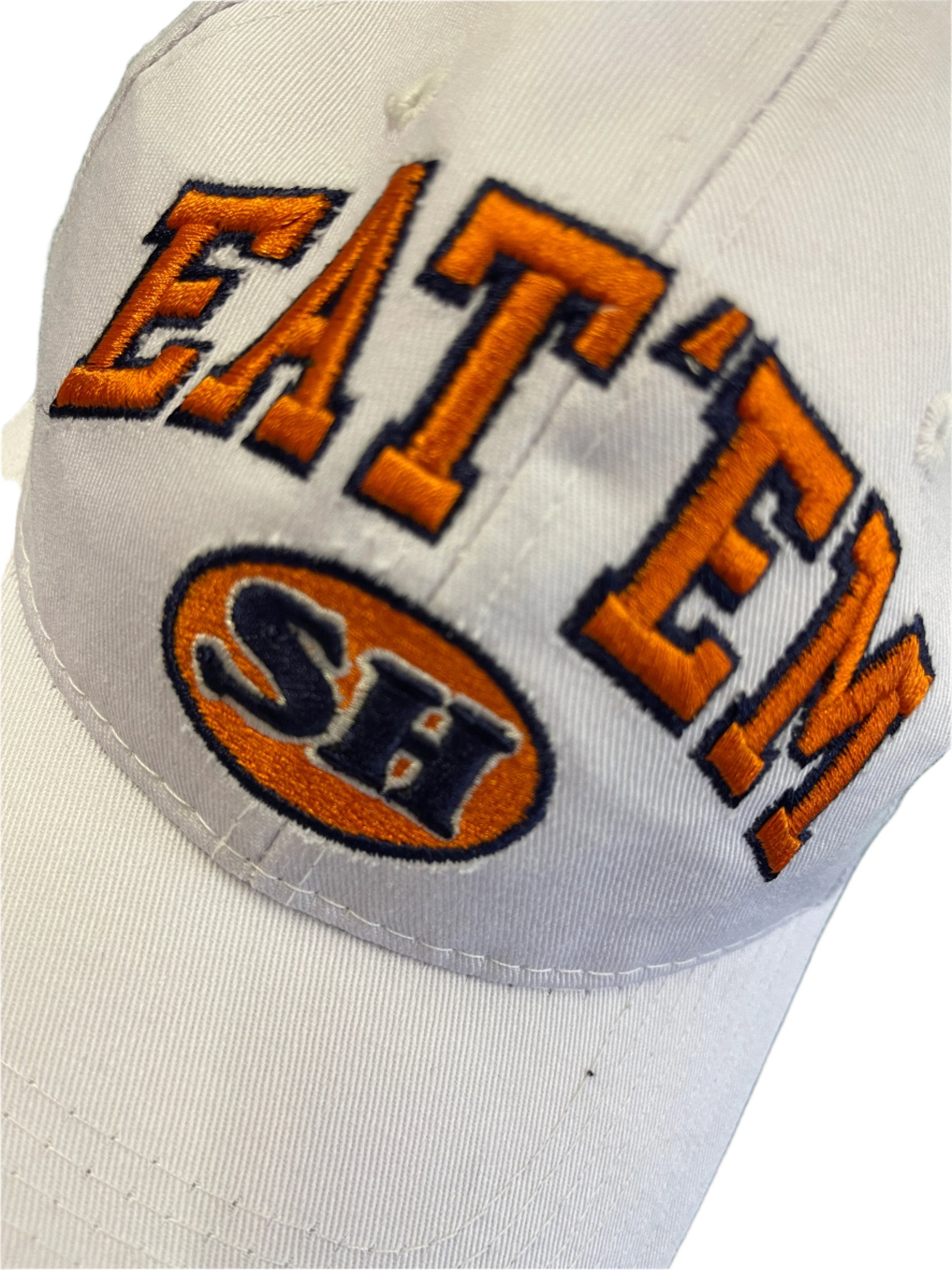 NCAA Sam Houston State Bearkats Eat 'Em Zephyr Hat/Cap White Snapback OSFA