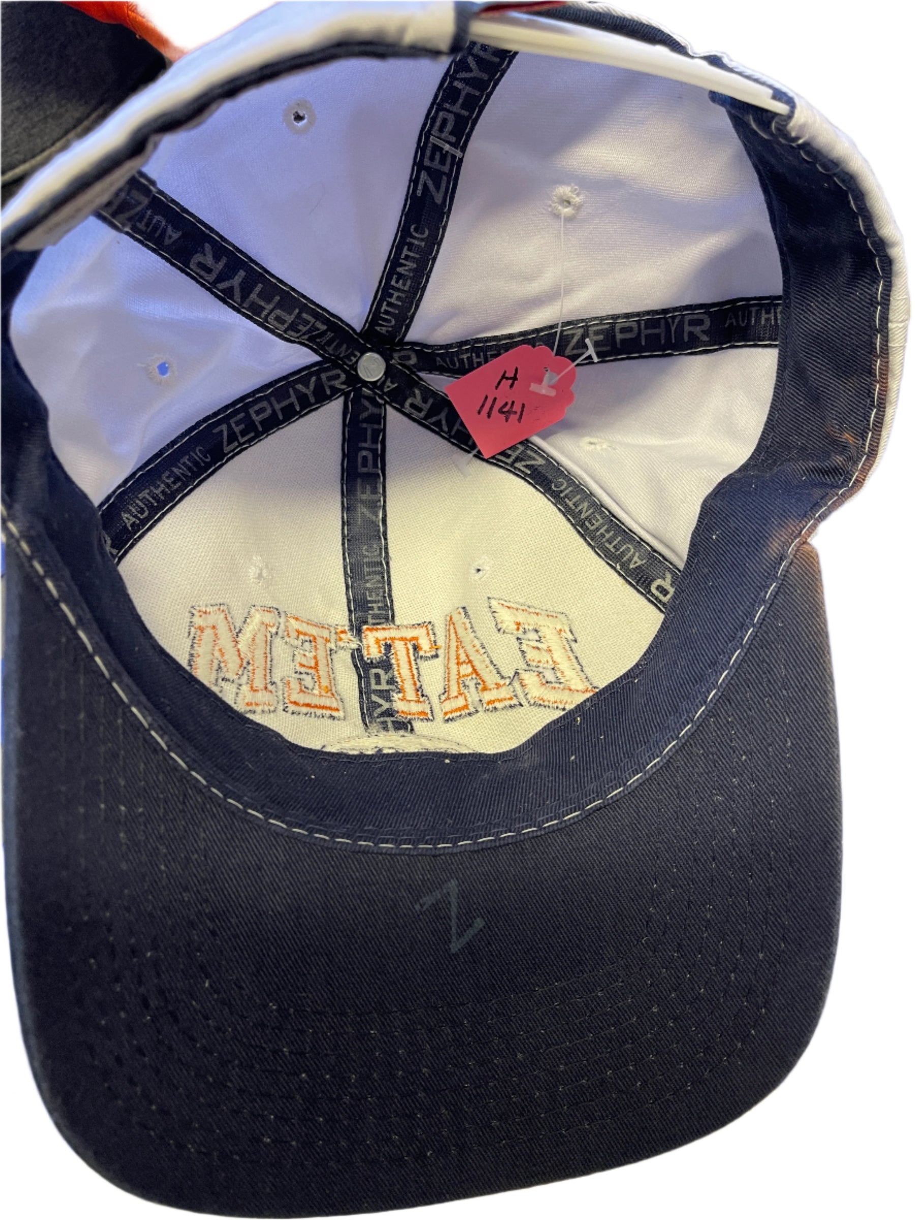 NCAA Sam Houston State Bearkats Eat 'Em Zephyr Hat/Cap White Snapback OSFA