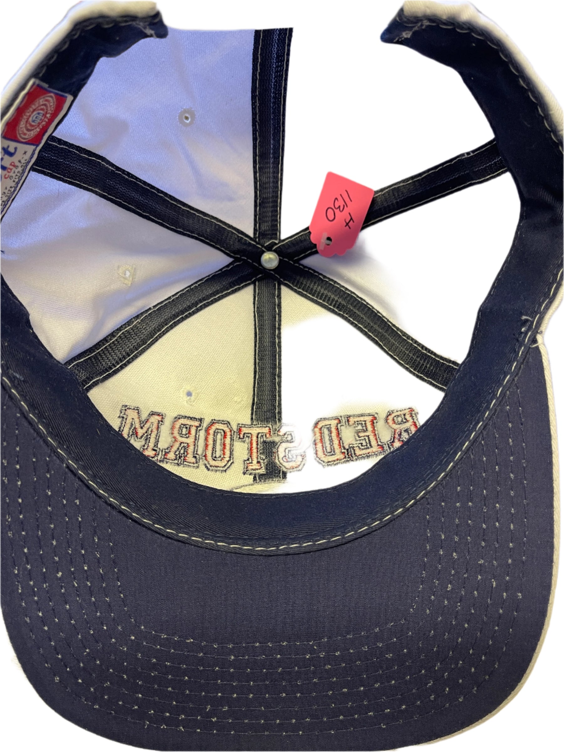NCAA St Johns Red Storm Zephyr Hat/Cap White Snapback OSFA NWOT