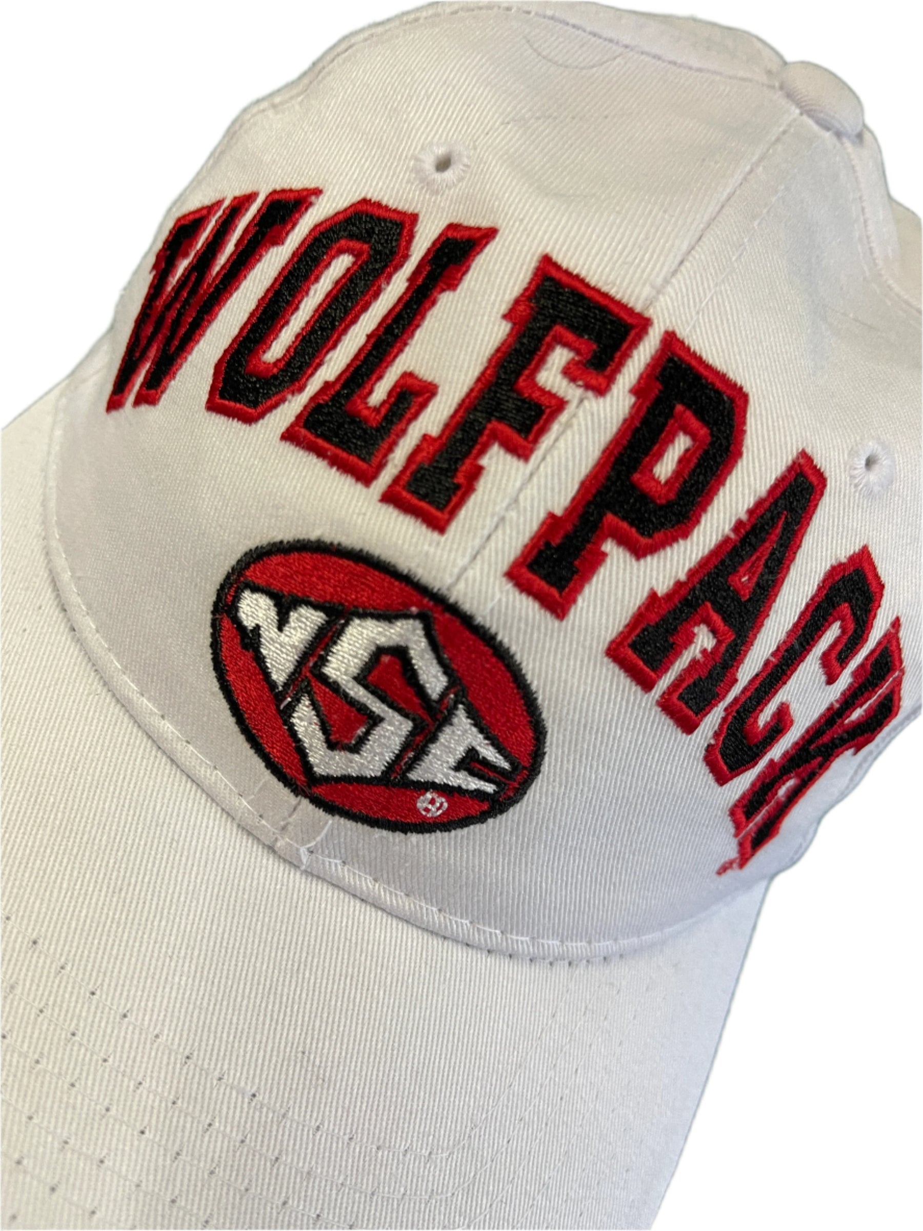 NCAA North Carolina State Wolfpack Zephyr Hat/Cap White Snapback OSFA NWOT