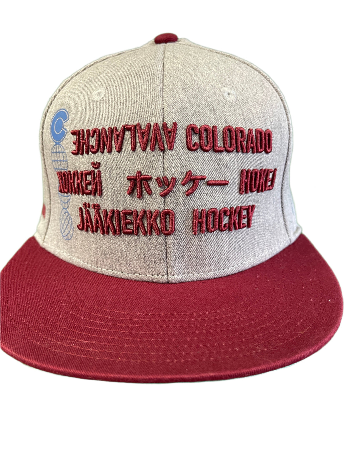 NHL Colorado Avalanche Adidas Culture Flag Snapback Cap/Hat OSFA NWT