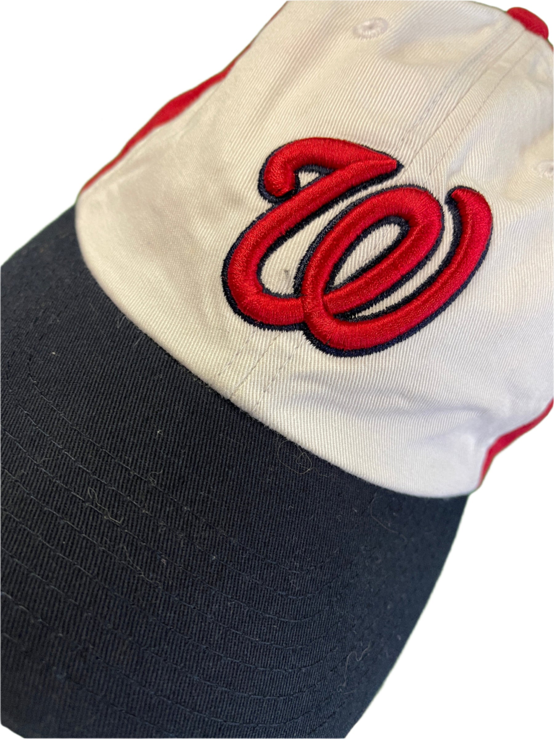 MLB Washington Nationals Fan Favorite Colour Blocked Baseball Hat/Cap Strapback