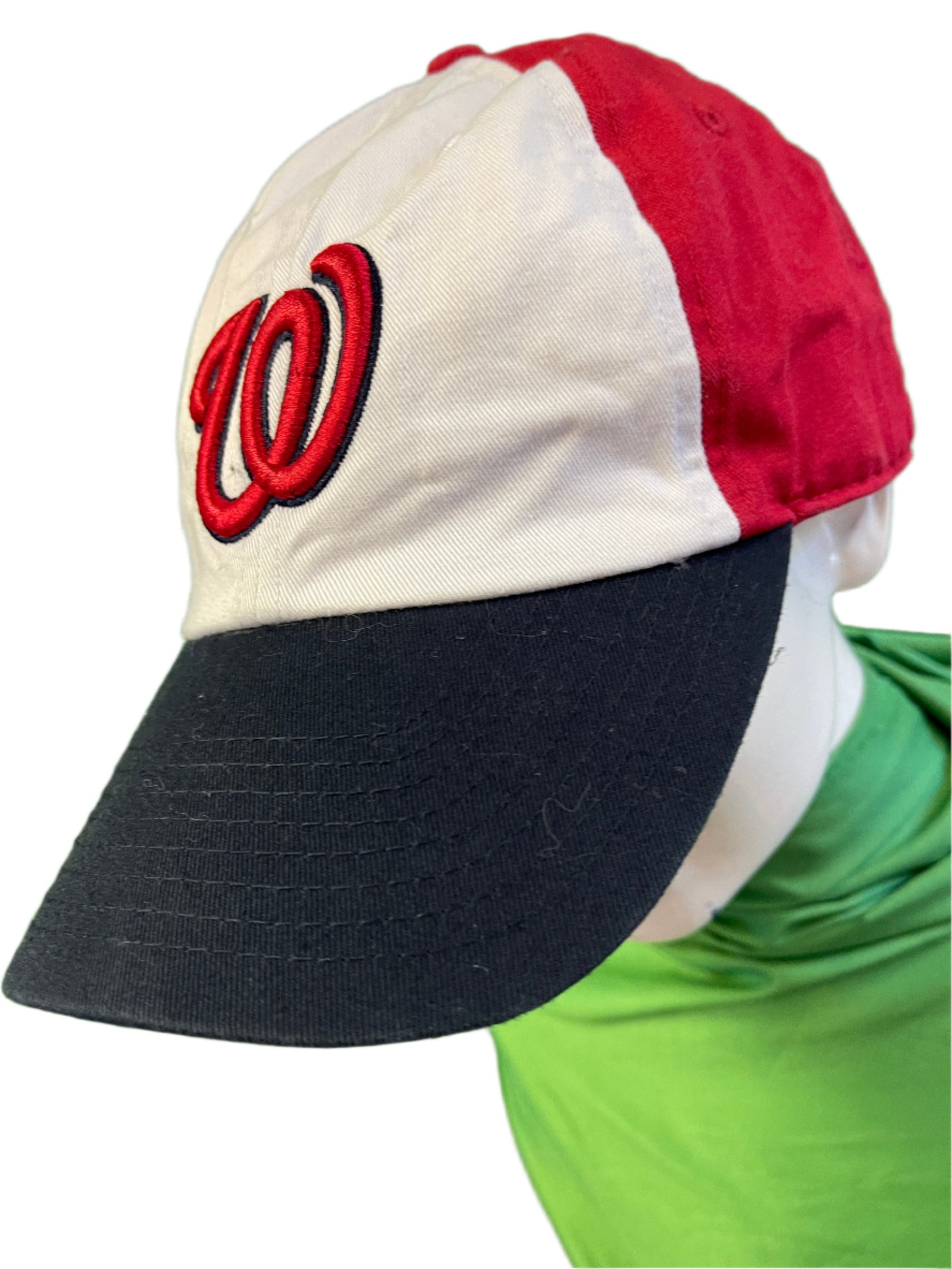 MLB Washington Nationals Fan Favorite Colour Blocked Baseball Hat/Cap Strapback
