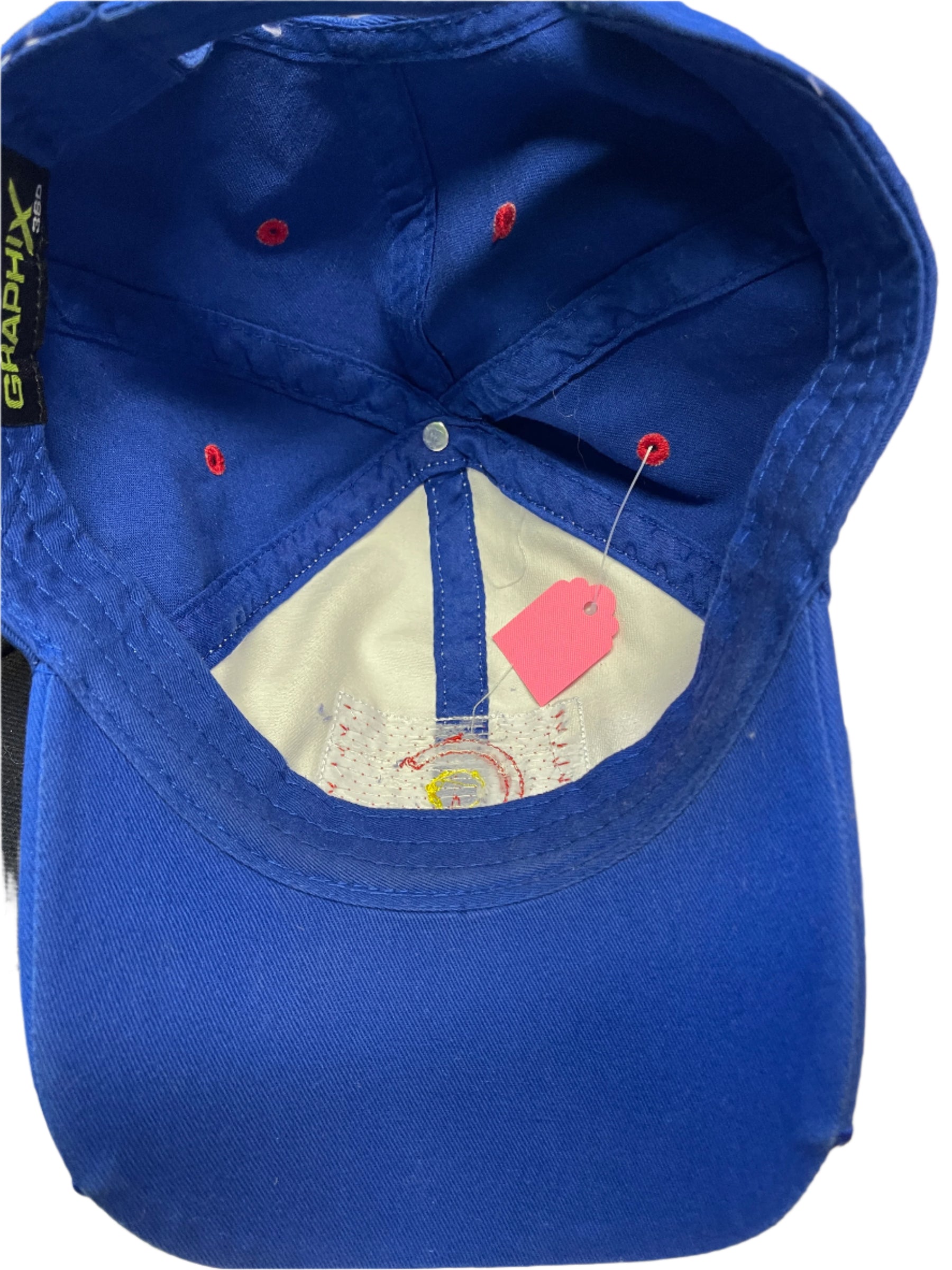 Colorado Flag Distressed Badge Colour Blocked Baseball Hat/Cap Strapback