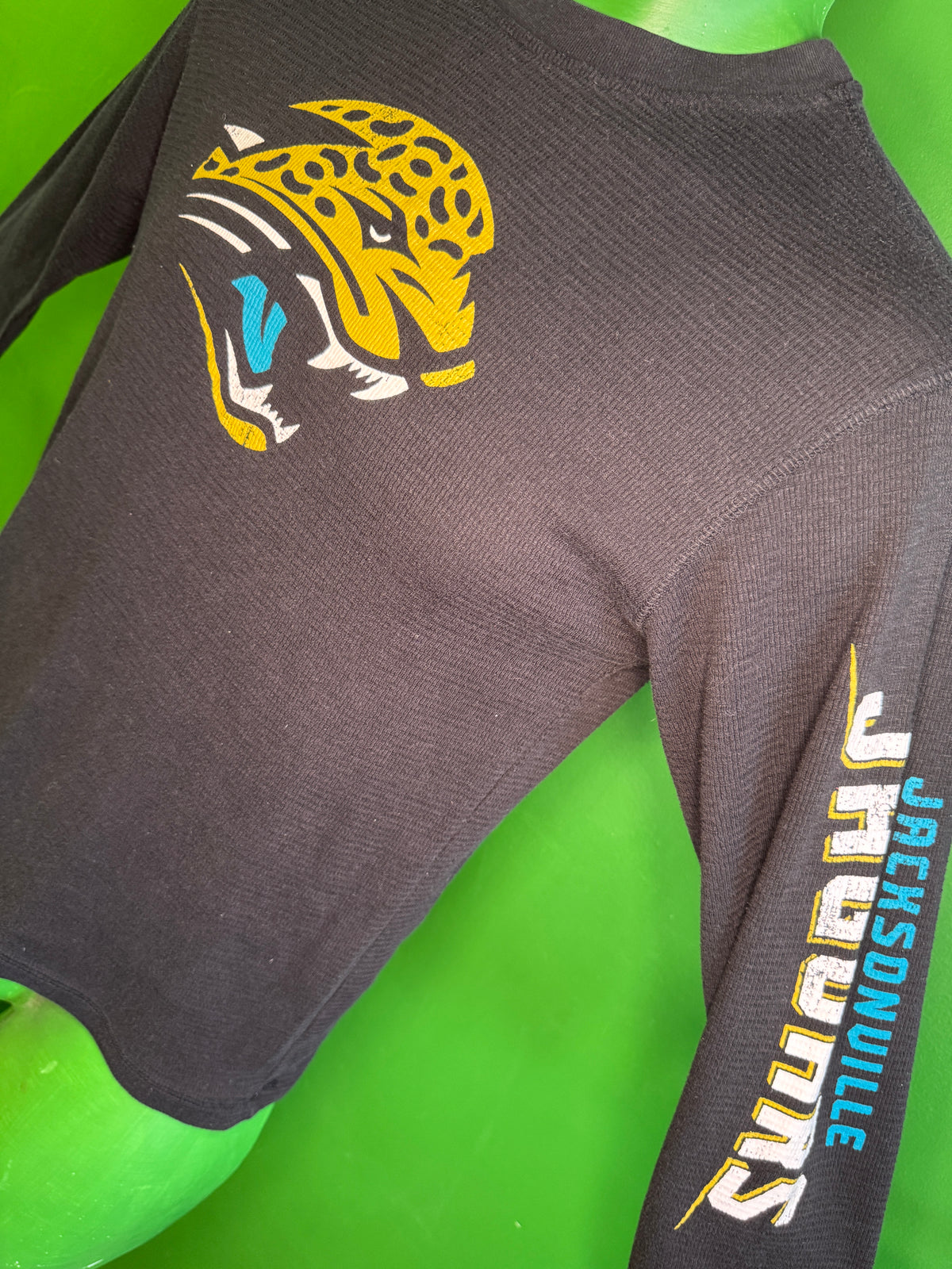 NFL Jacksonville Jaguars Old Navy Thermal Weave L/S T-Shirt Youth Medium 10-12