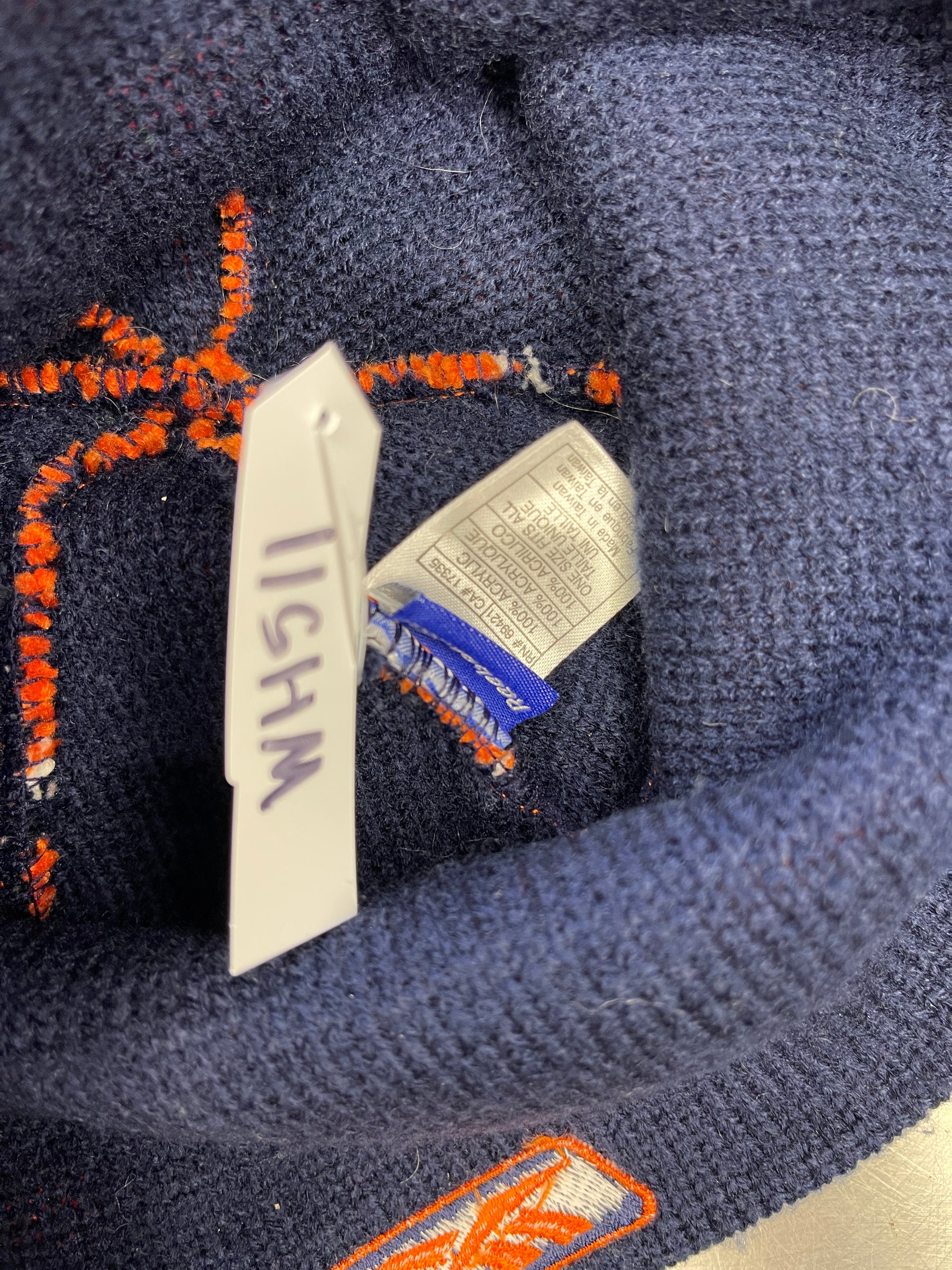 NFL Denver Broncos Reebok Woolly Hat Striped Beanie OSFM