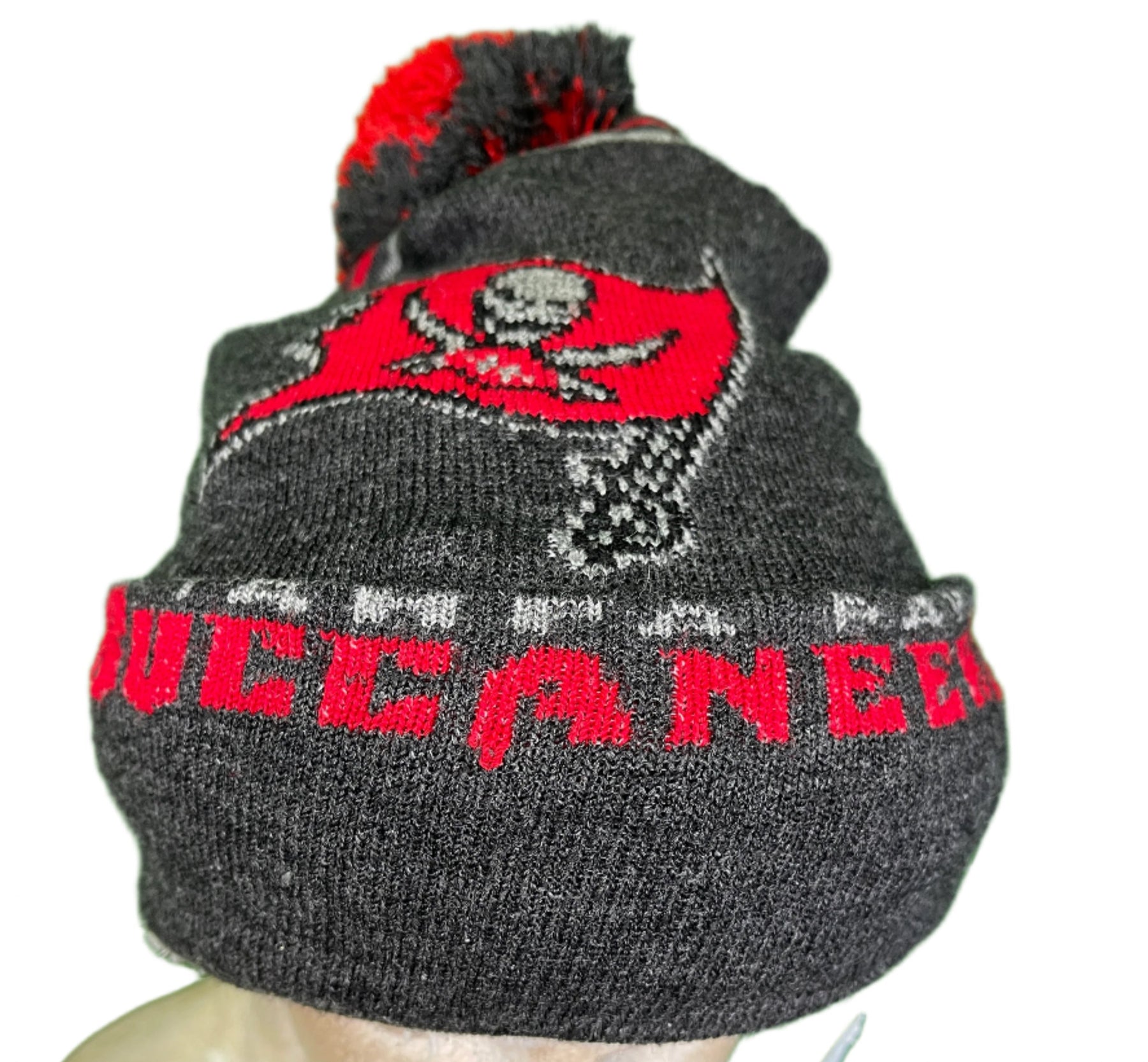 NFL Tampa Bay Buccaneers Woolly Bobble Hat OSFA