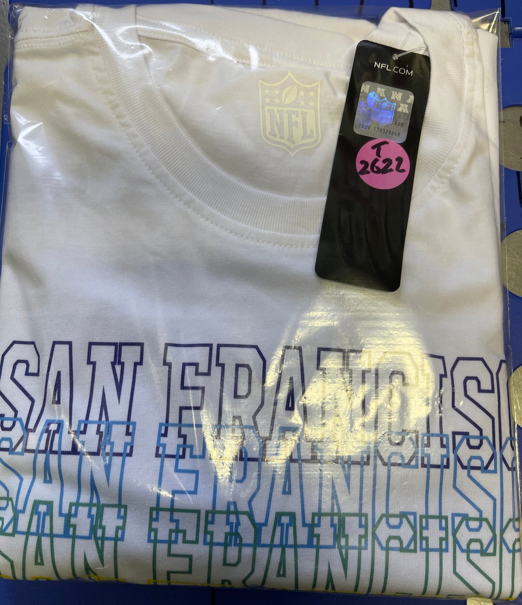 NFL San Francisco 49ers Pride Rainbow T-Shirt Men's Large NWT