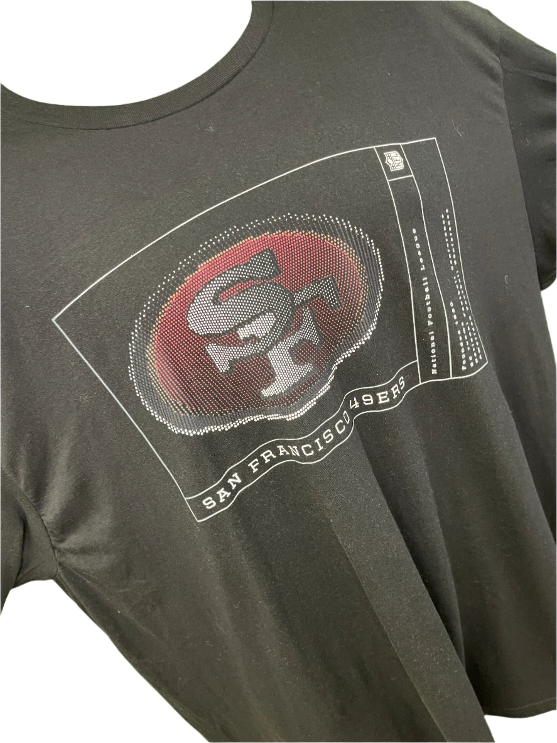 NFL San Francisco 49ers Black Logo T-Shirt Men's 3X-Large NWT