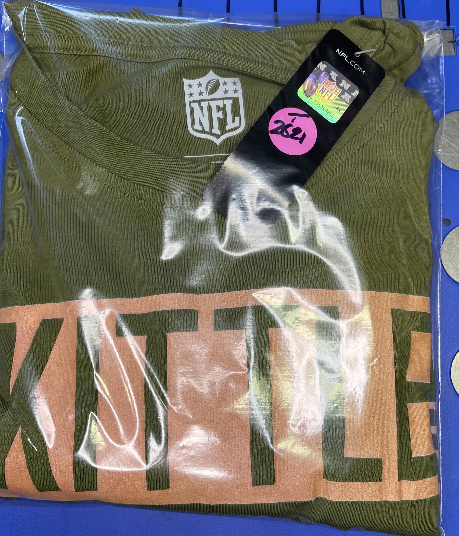 NFL San Francisco 49ers George Kittle Green/Gold 100% Cotton Men's 3X-Large NWT